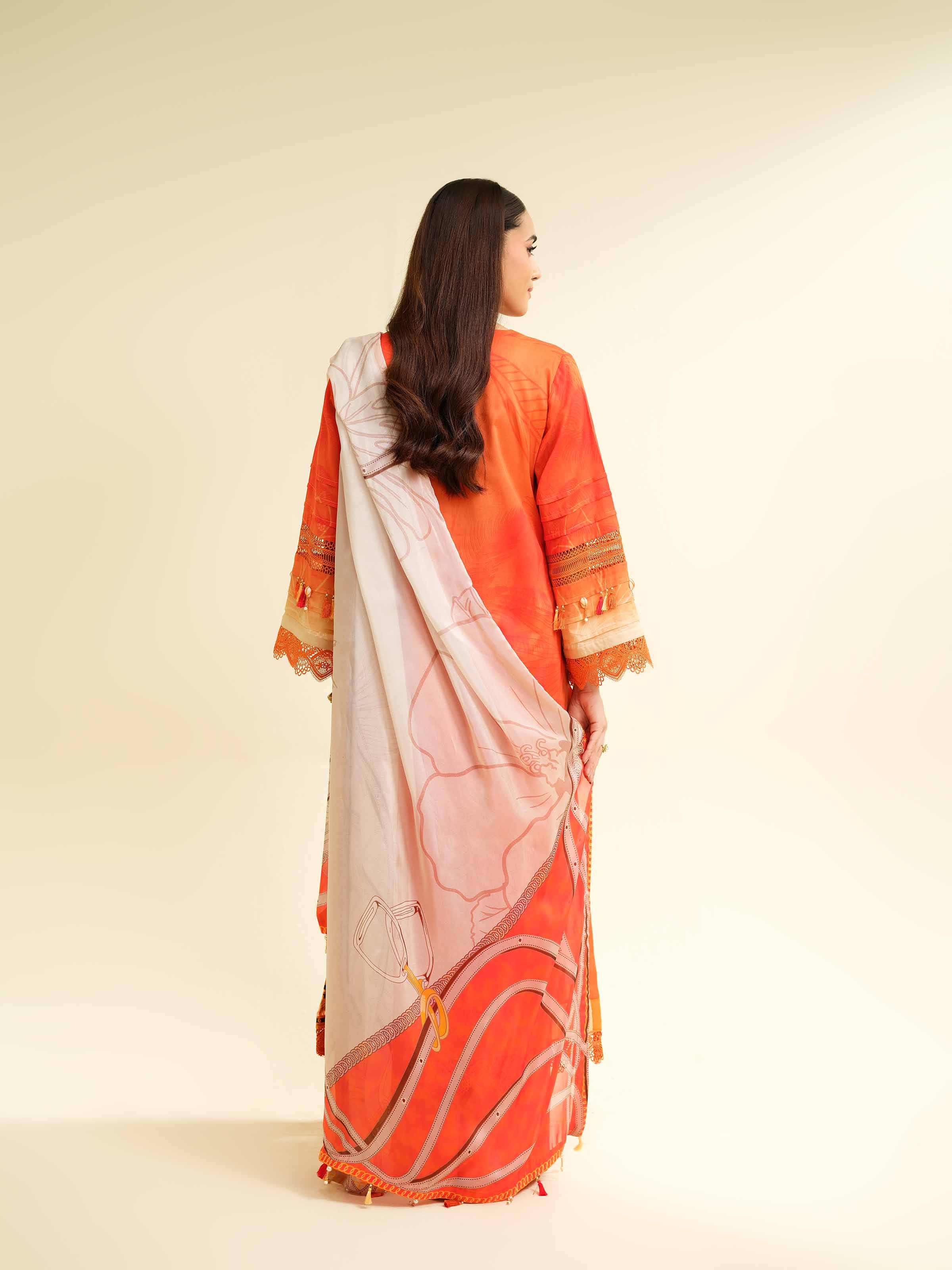 3 Piece - Digital Printed Embroidered Suit - 42501477 for Women - Unstitched Collection | Nishat | Shop Online