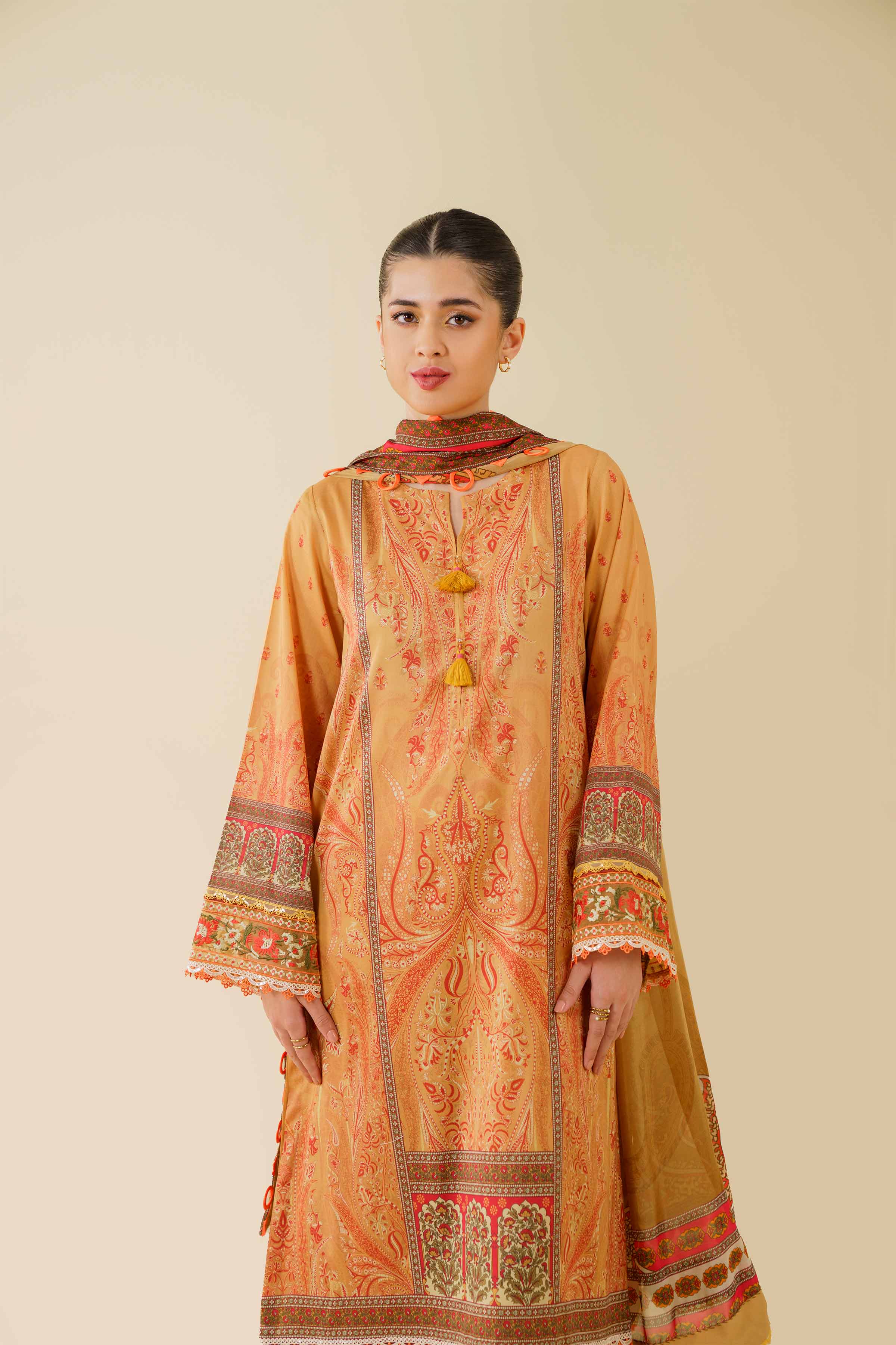 3 Piece - Digital Printed Embroidered Suit - 42501481 for Women - Unstitched Collection | Nishat | Shop Online