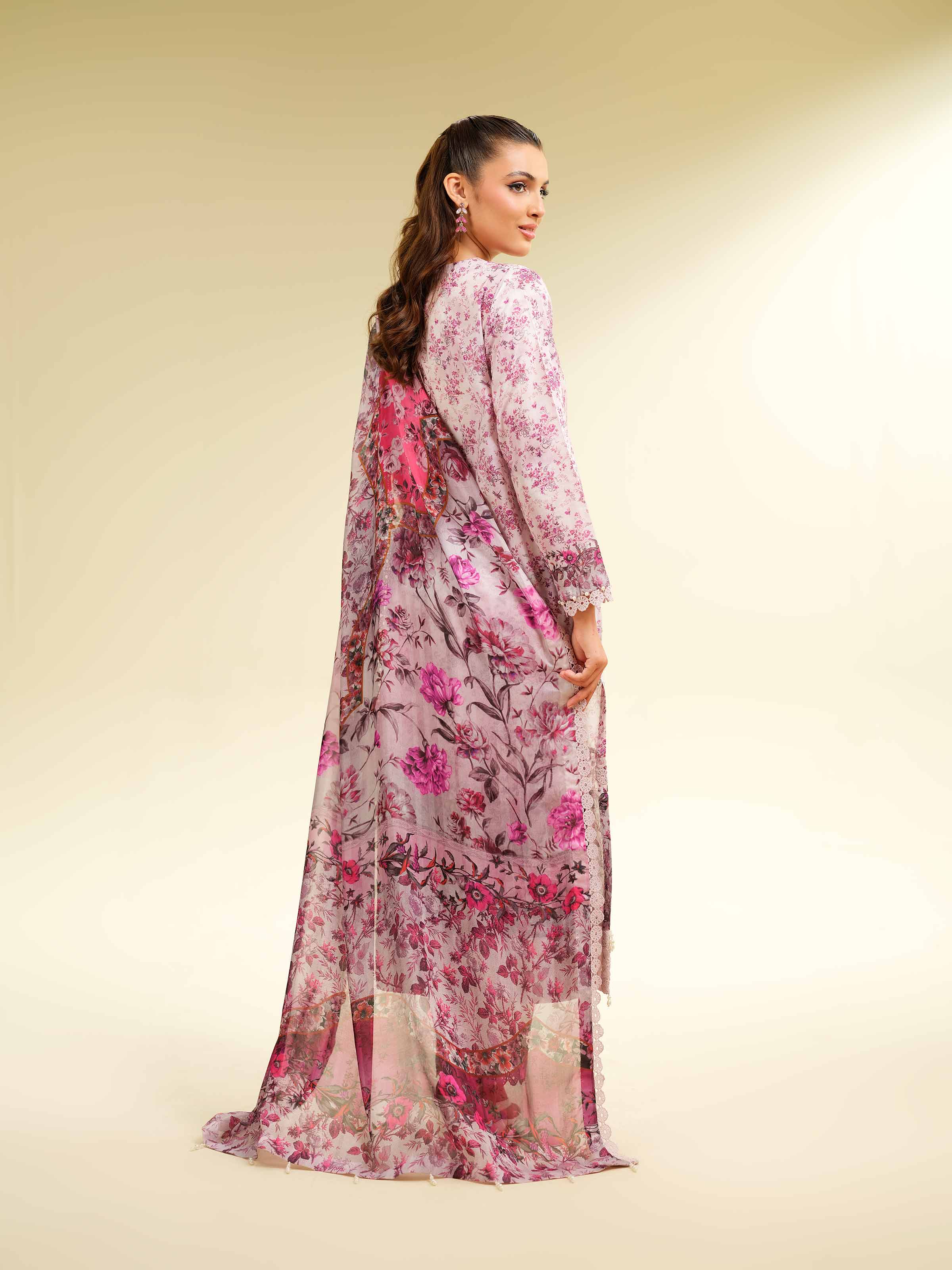 3 Piece - Digital Printed Embroidered Suit - 42501484 for Women - Unstitched Collection | Nishat | Shop Online