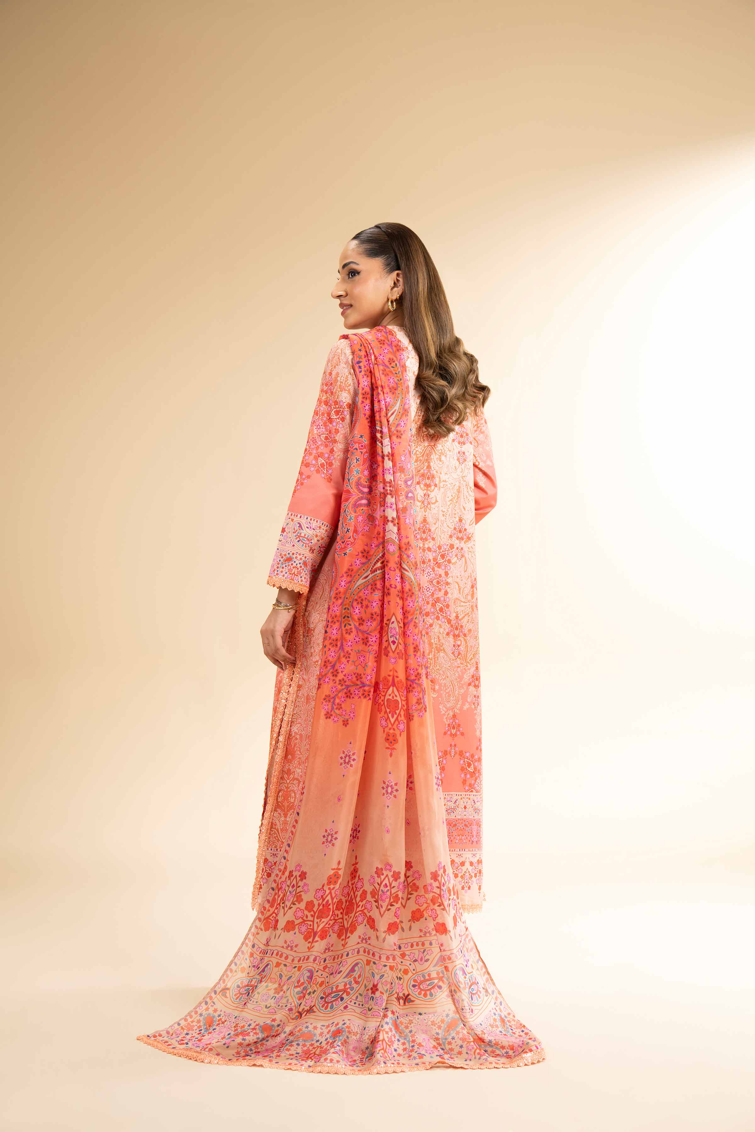 3 Piece - Digital Printed Embroidered Suit - 42501485 for Women - Unstitched Collection | Nishat | Shop Online