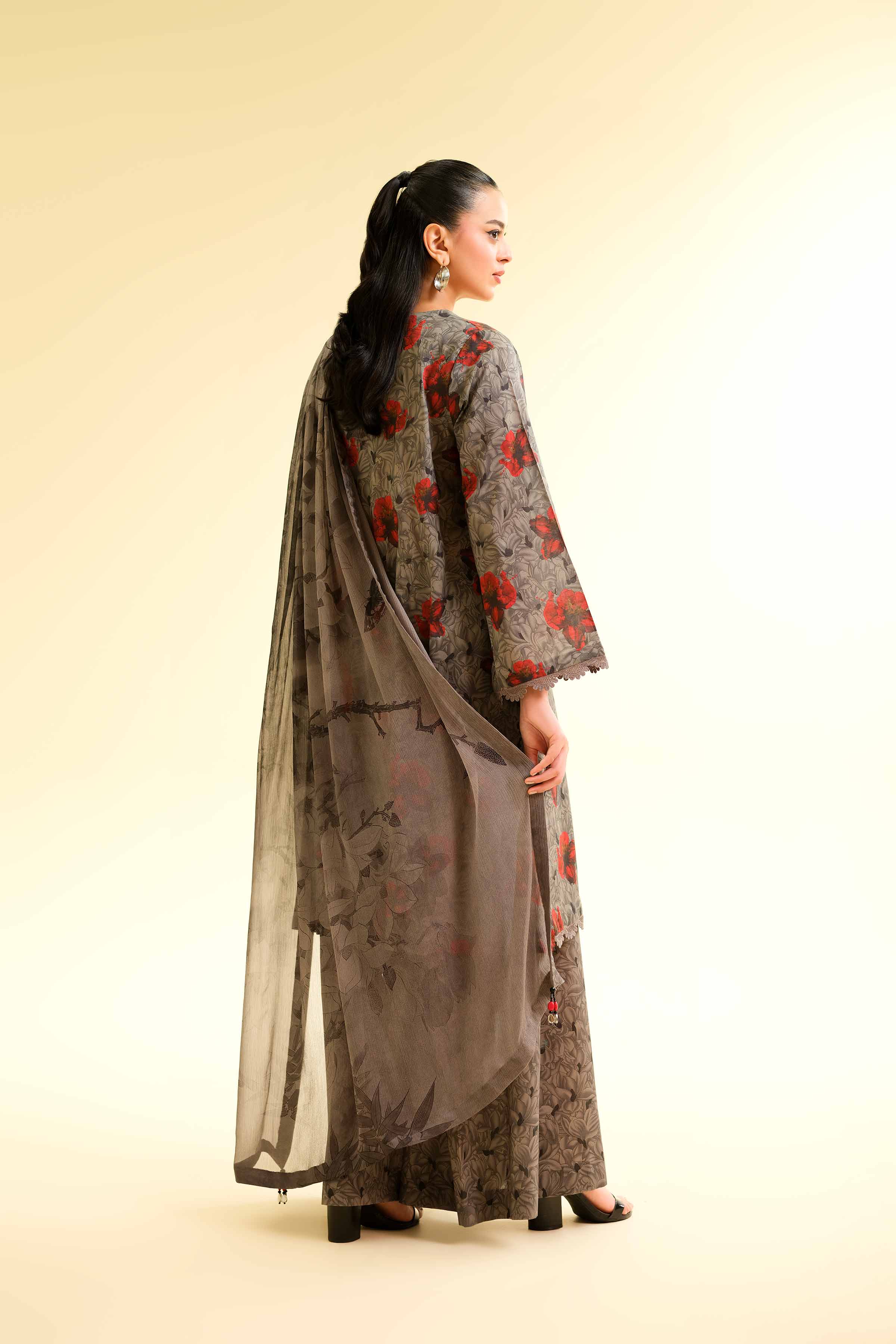 3 Piece - Printed Suit - 42501488 for Women - Unstitched Collection | Nishat | Shop Online