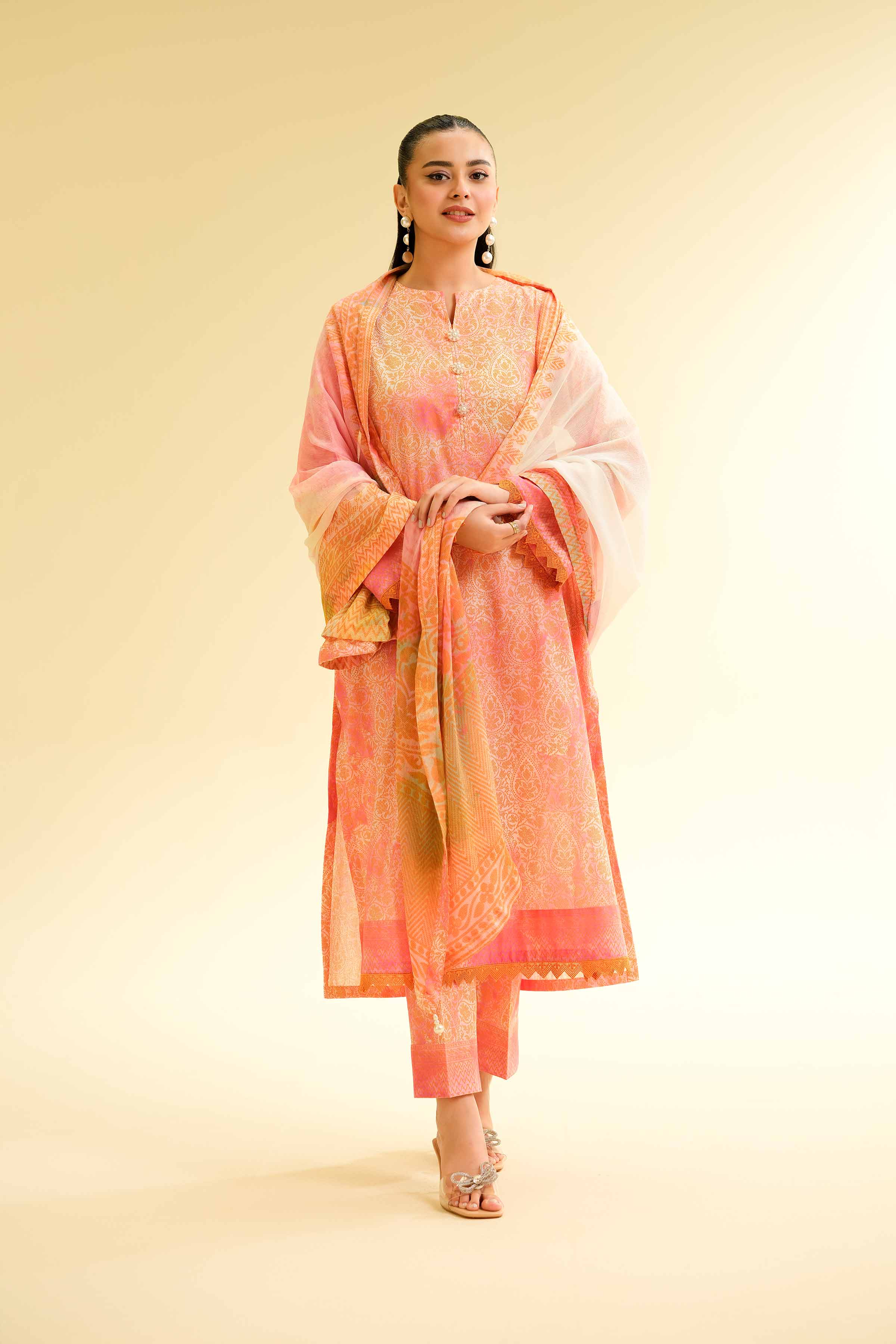 3 Piece - Printed Suit - 42501492 for Women - Unstitched Collection | Nishat | Shop Online