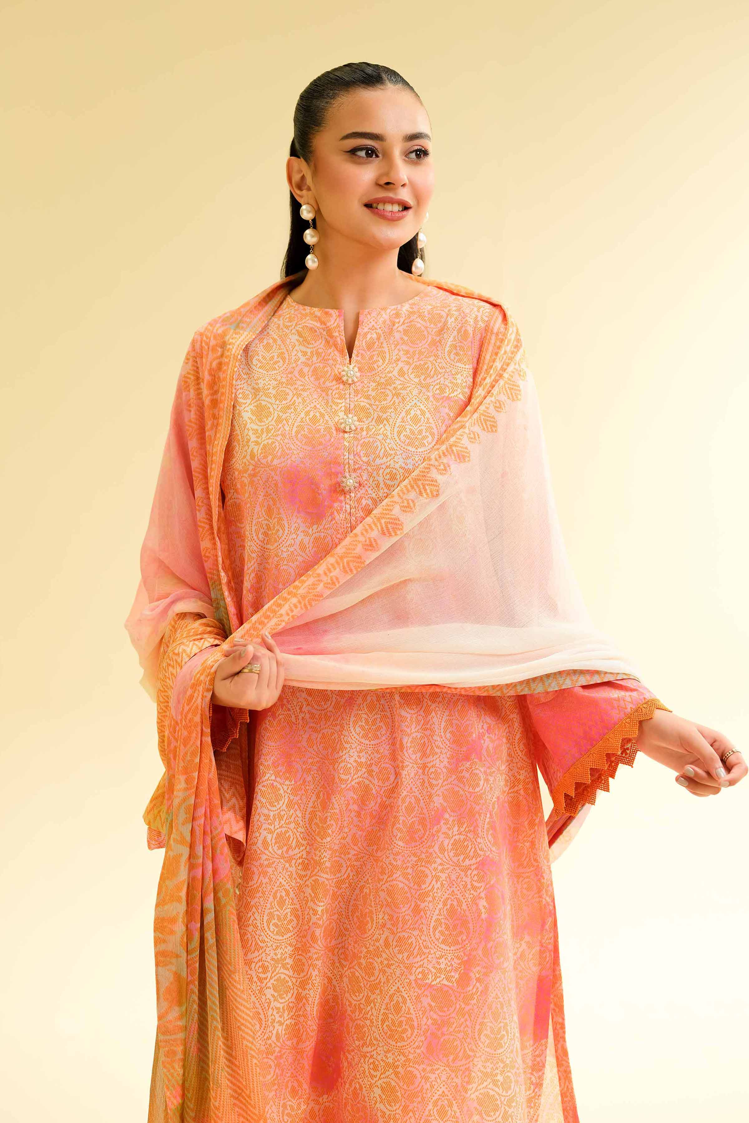 3 Piece - Printed Suit - 42501492 for Women - Unstitched Collection | Nishat | Shop Online