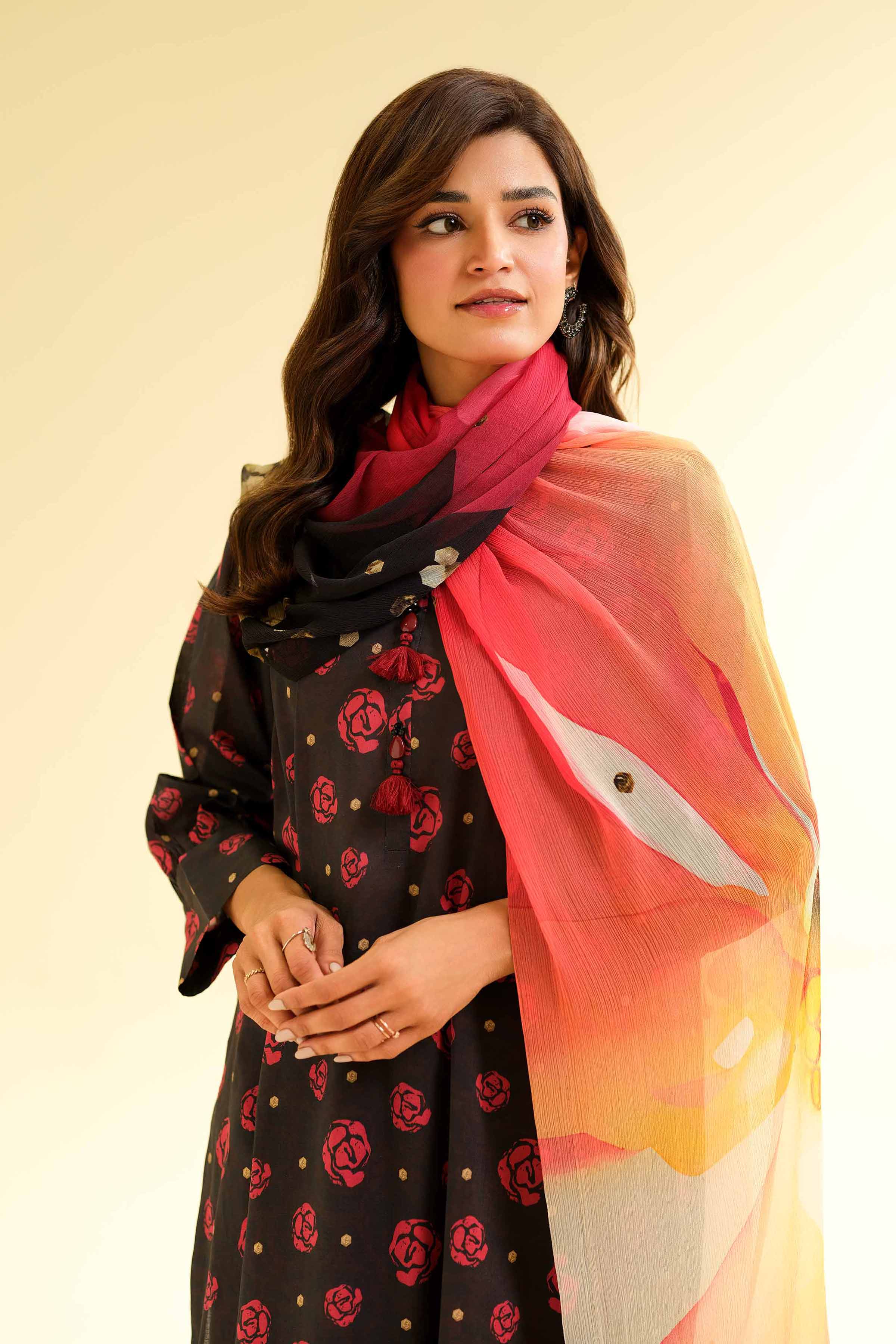 3 Piece - Printed Suit - 42501493 for Women - Unstitched Collection | Nishat | Shop Online