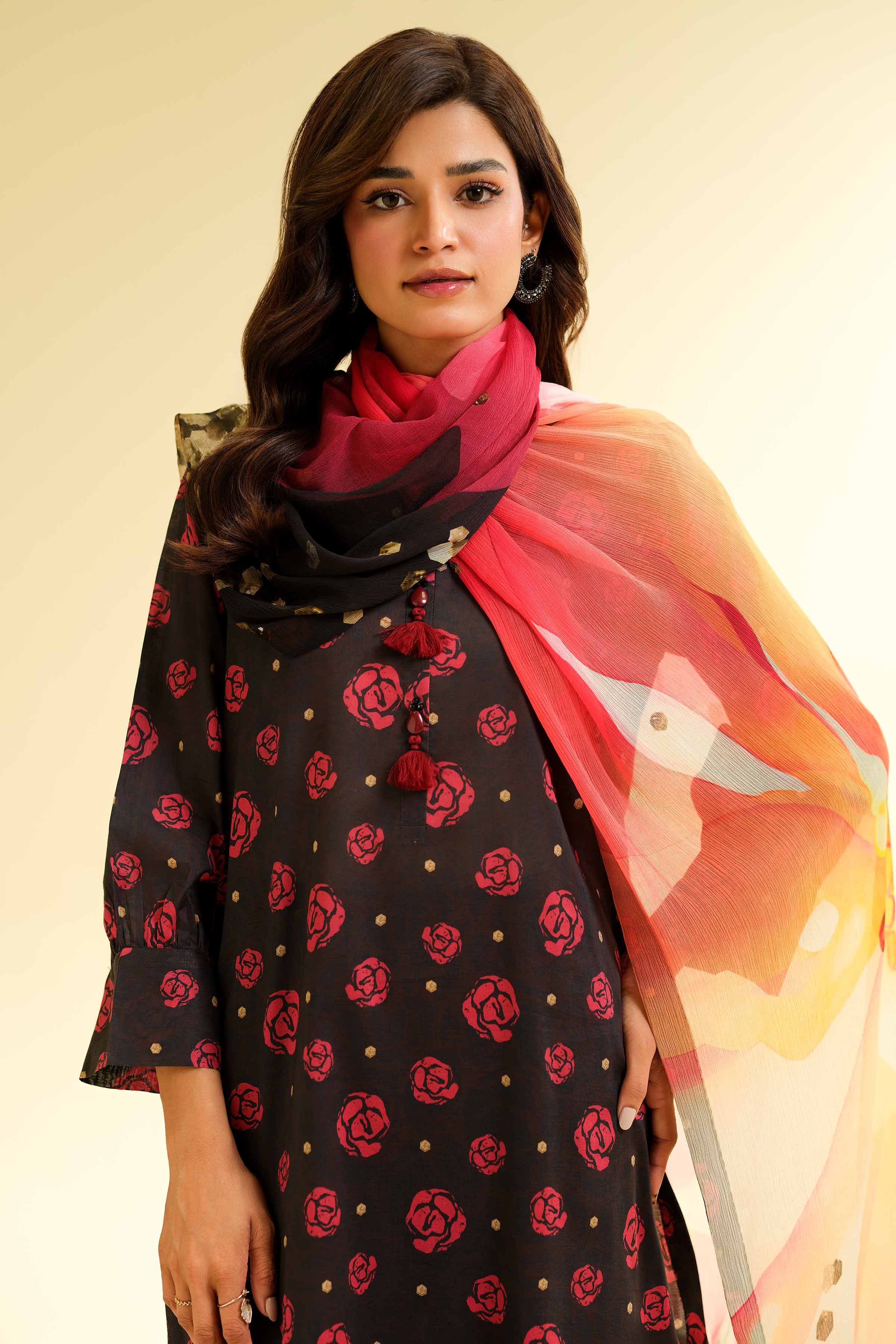 3 Piece - Printed Suit - 42501493 for Women - Unstitched Collection | Nishat | Shop Online