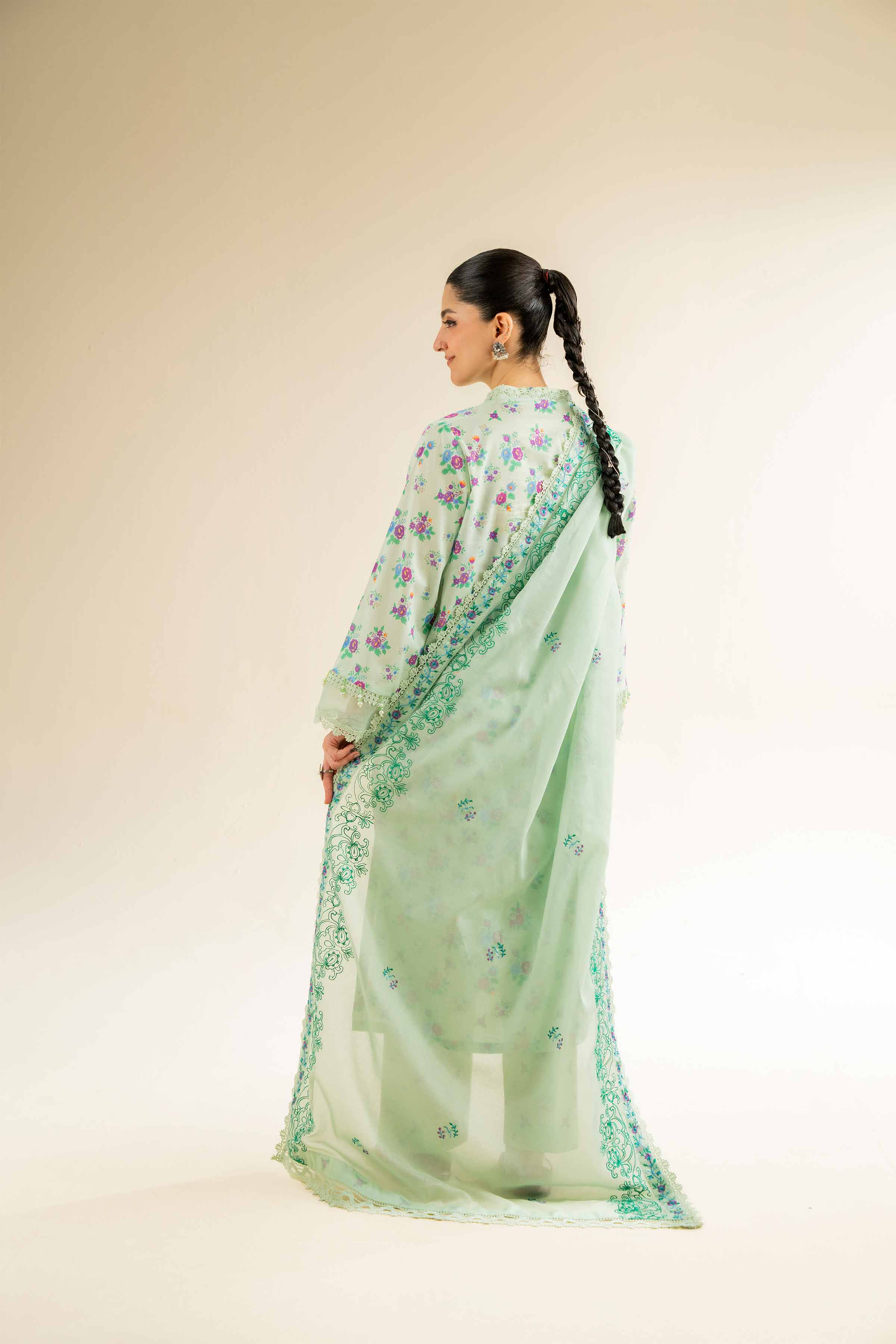 3 Piece - Printed Embroidered Suit - 42501498 for Women - Unstitched Collection | Nishat | Shop Online