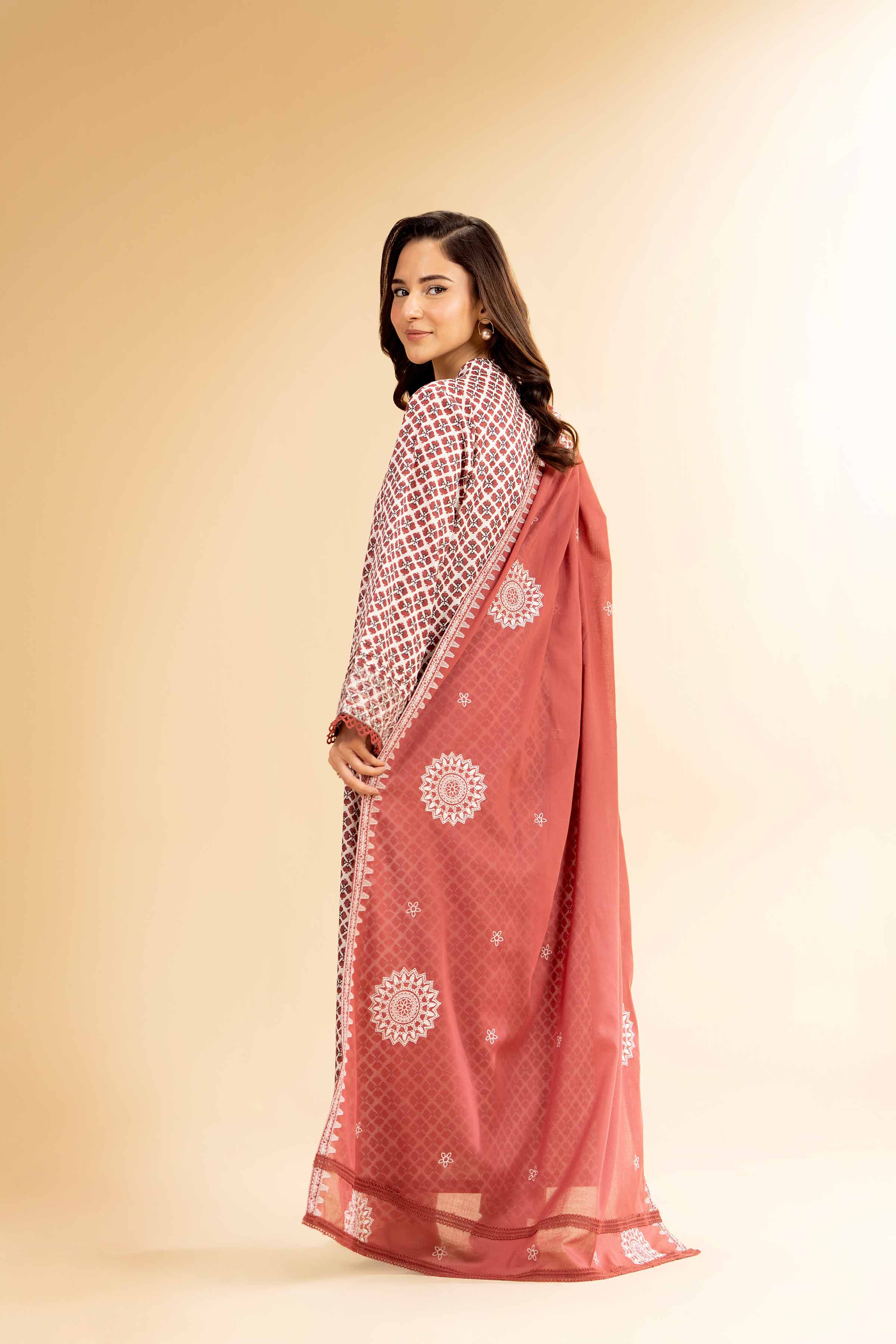 3 Piece - Printed Embroidered Suit - 42501499 for Women - Unstitched Collection | Nishat | Shop Online