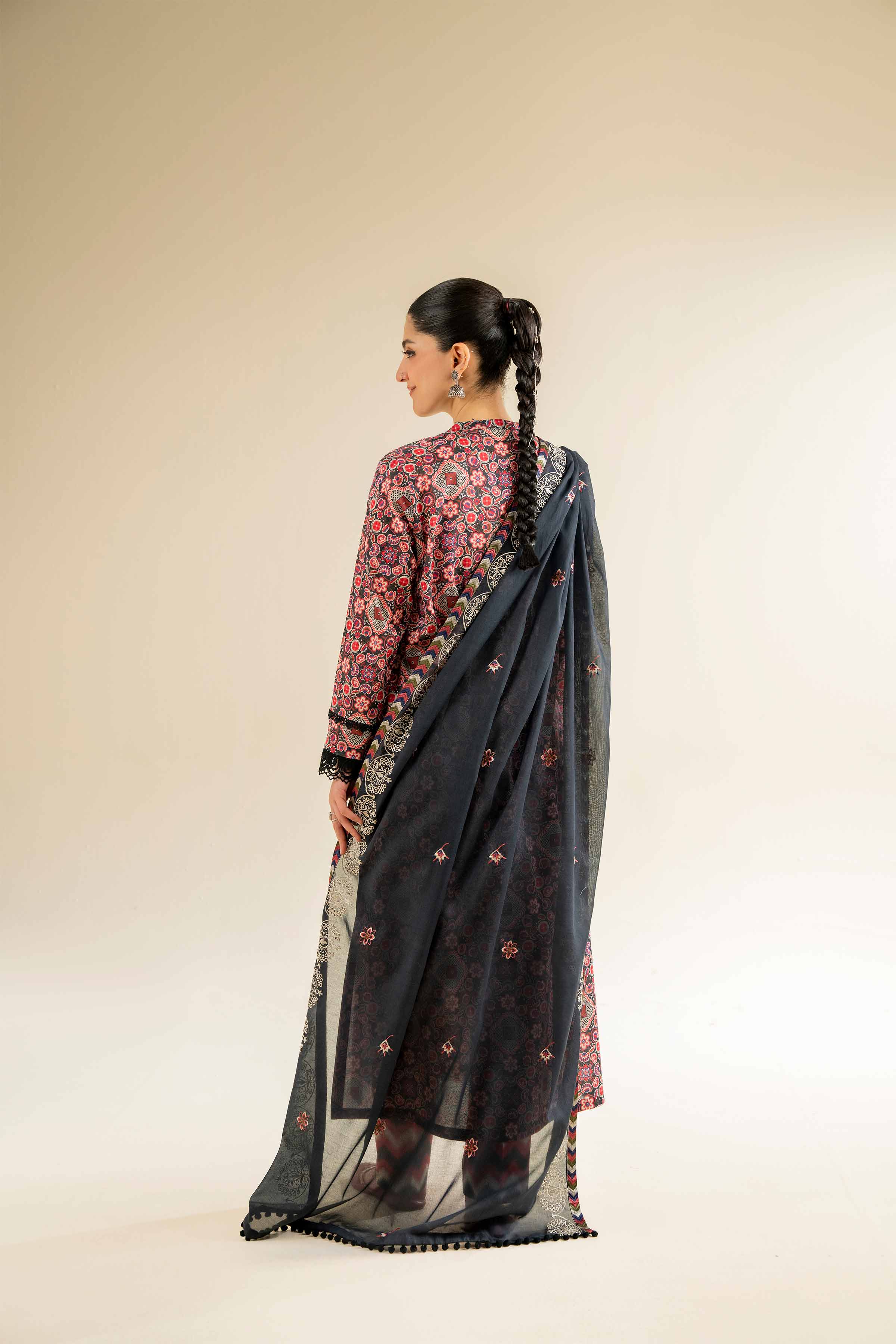 3 Piece - Printed Embroidered Suit - 42501502 for Women - Unstitched Collection | Nishat | Shop Online