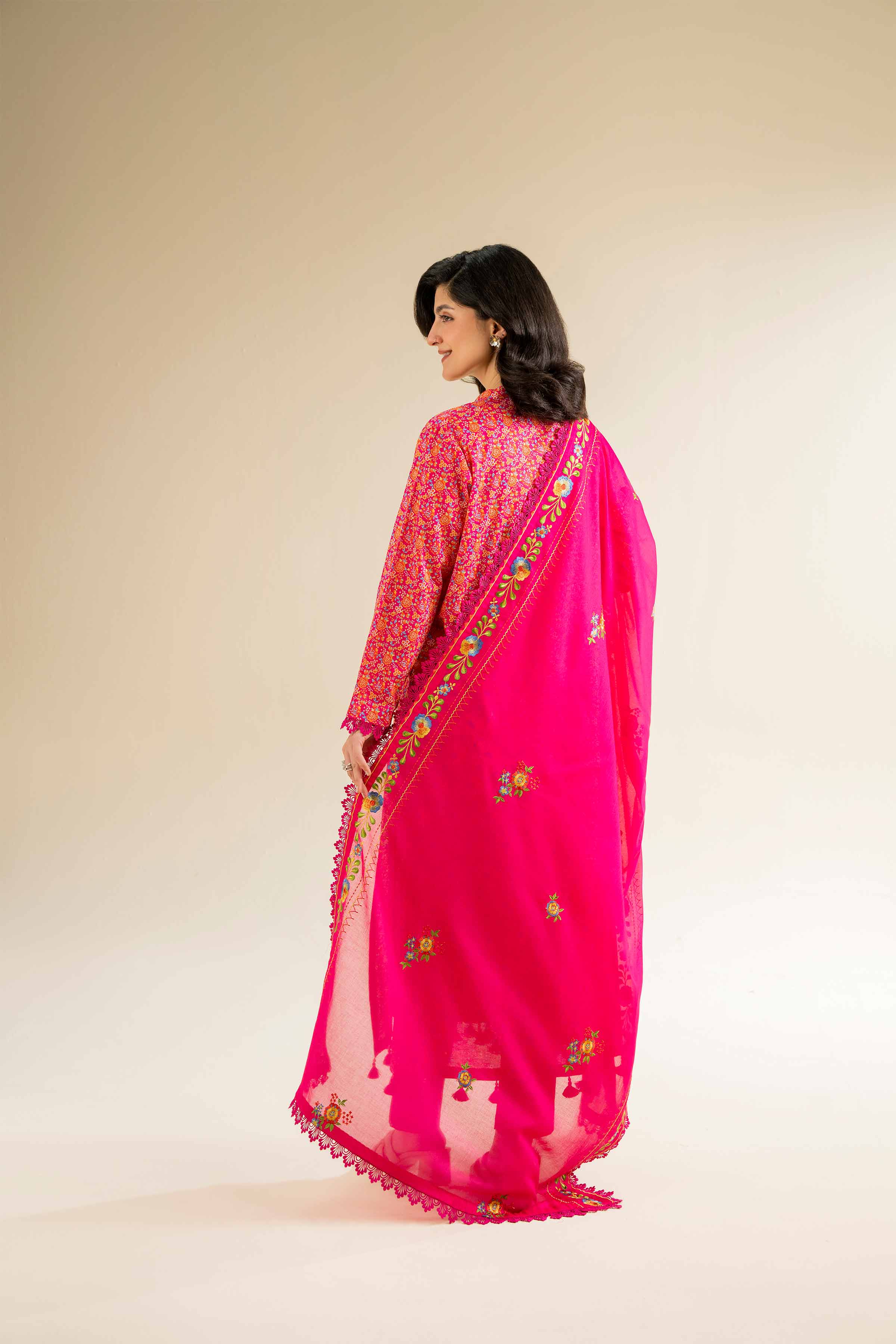 3 Piece - Printed Embroidered Suit - 42501503 for Women - Unstitched Collection | Nishat | Shop Online