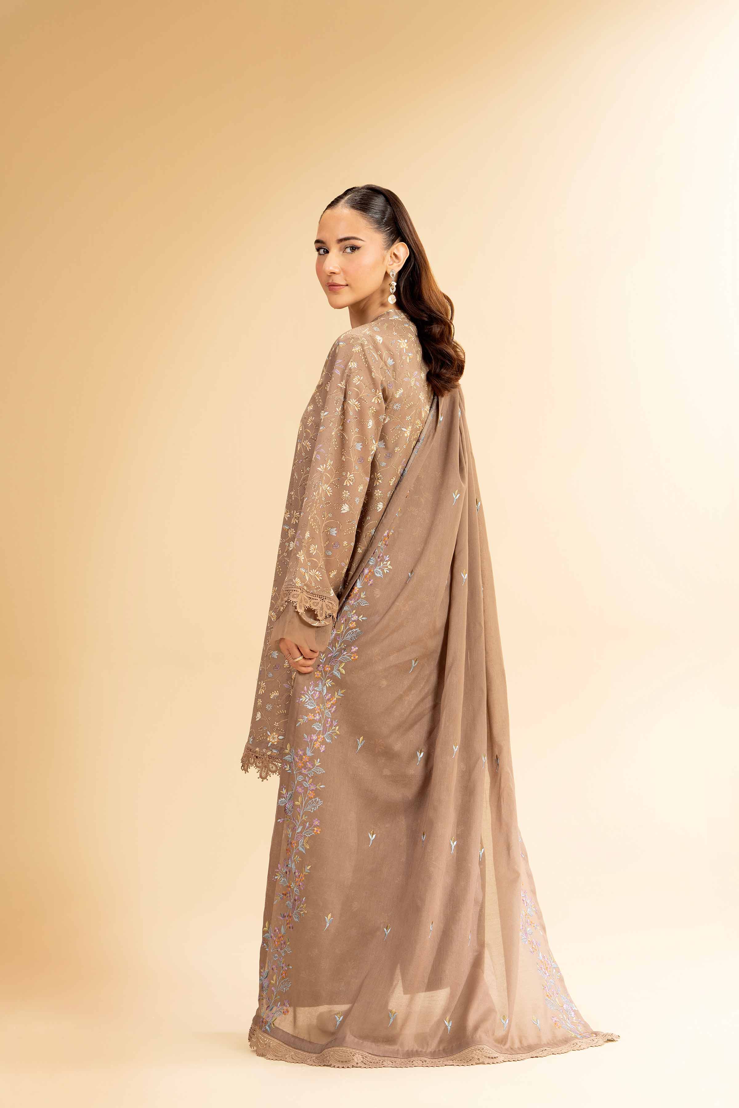 3 Piece - Printed Embroidered Suit - 42501505 for Women - Unstitched Collection | Nishat | Shop Online