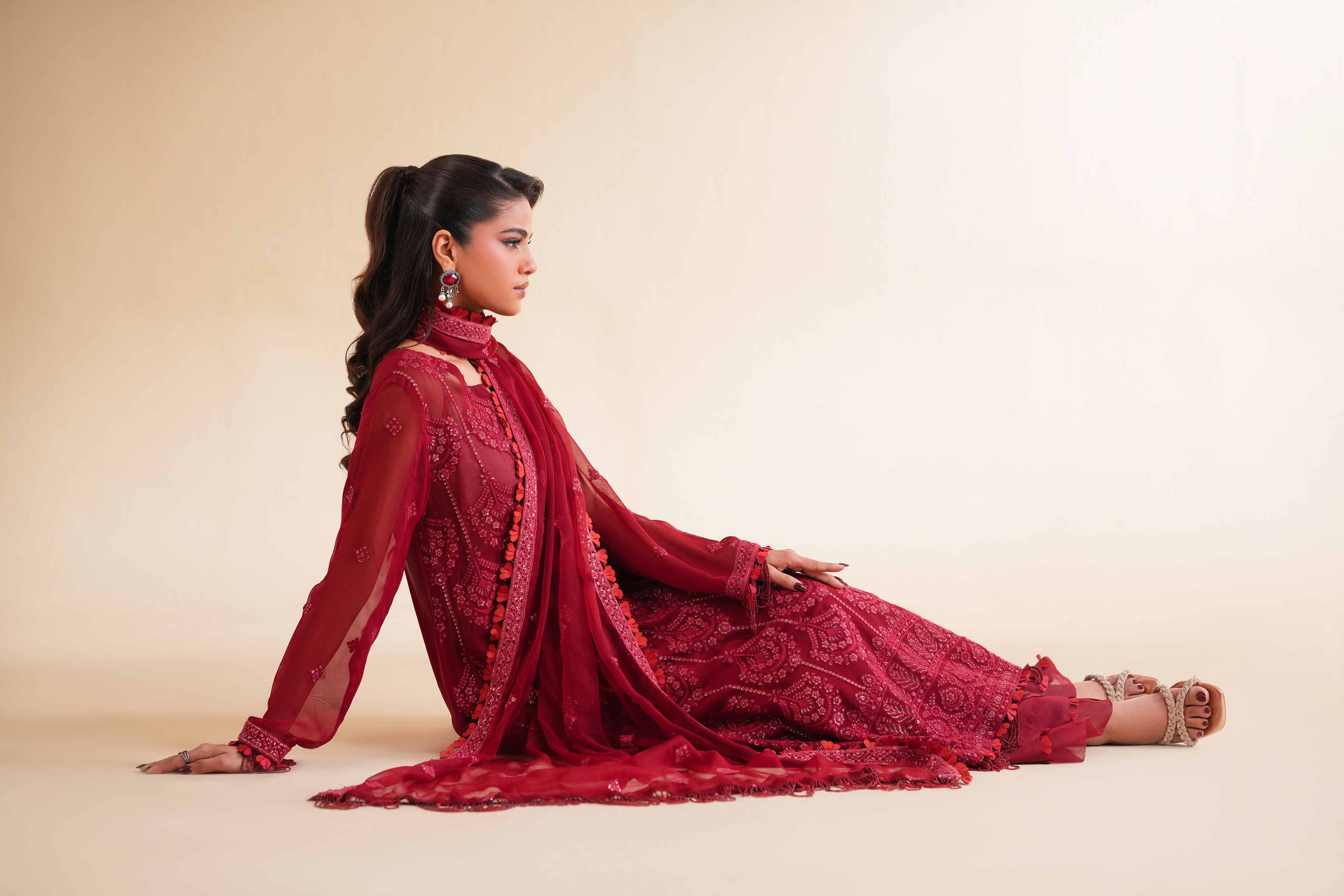 3 Piece - Dyed Embroidered Suit - 42501509 for Women - Unstitched Collection | Nishat | Shop Online