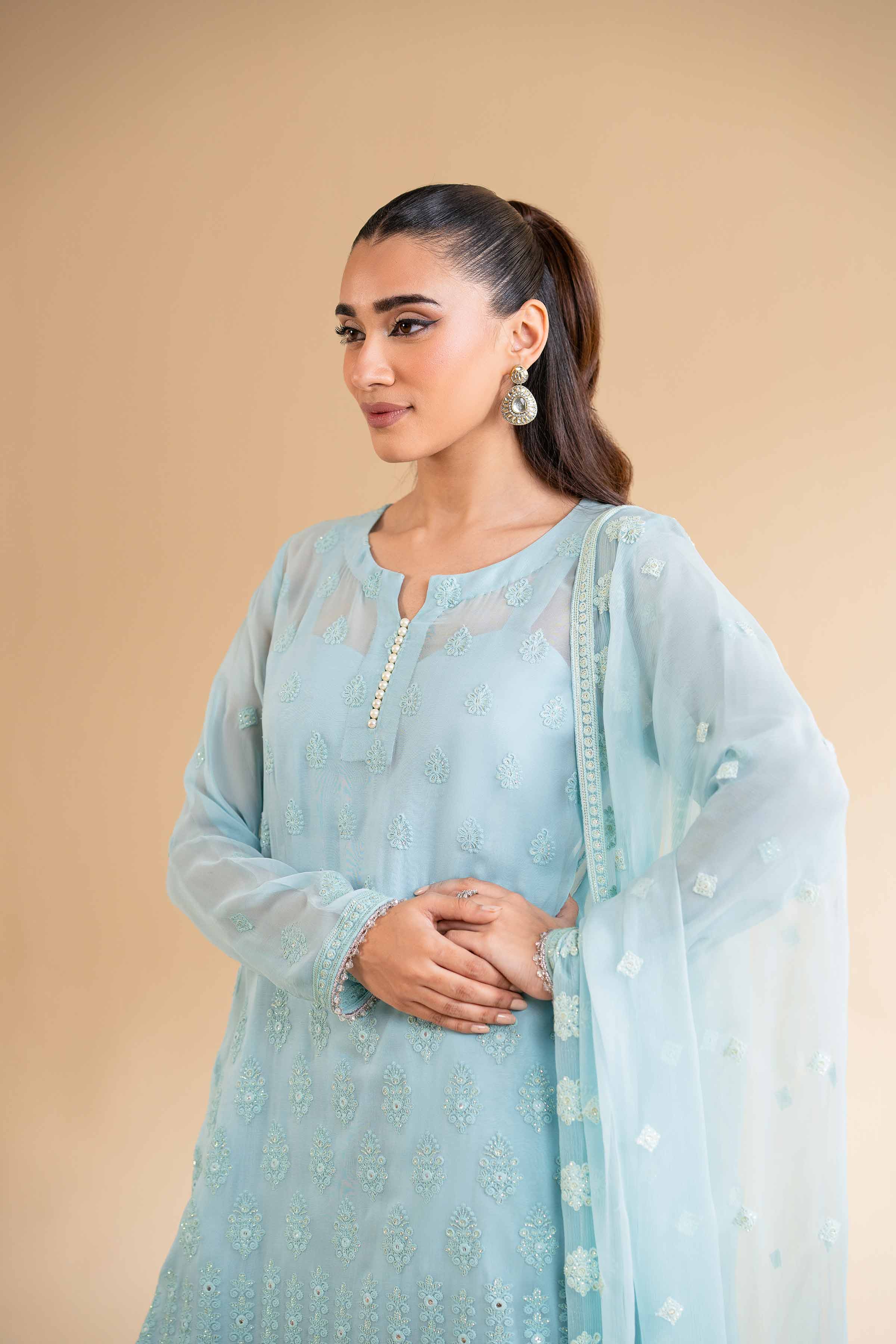 3 Piece - Dyed Embroidered Suit - 42501511 for Women - Unstitched Collection | Nishat | Shop Online