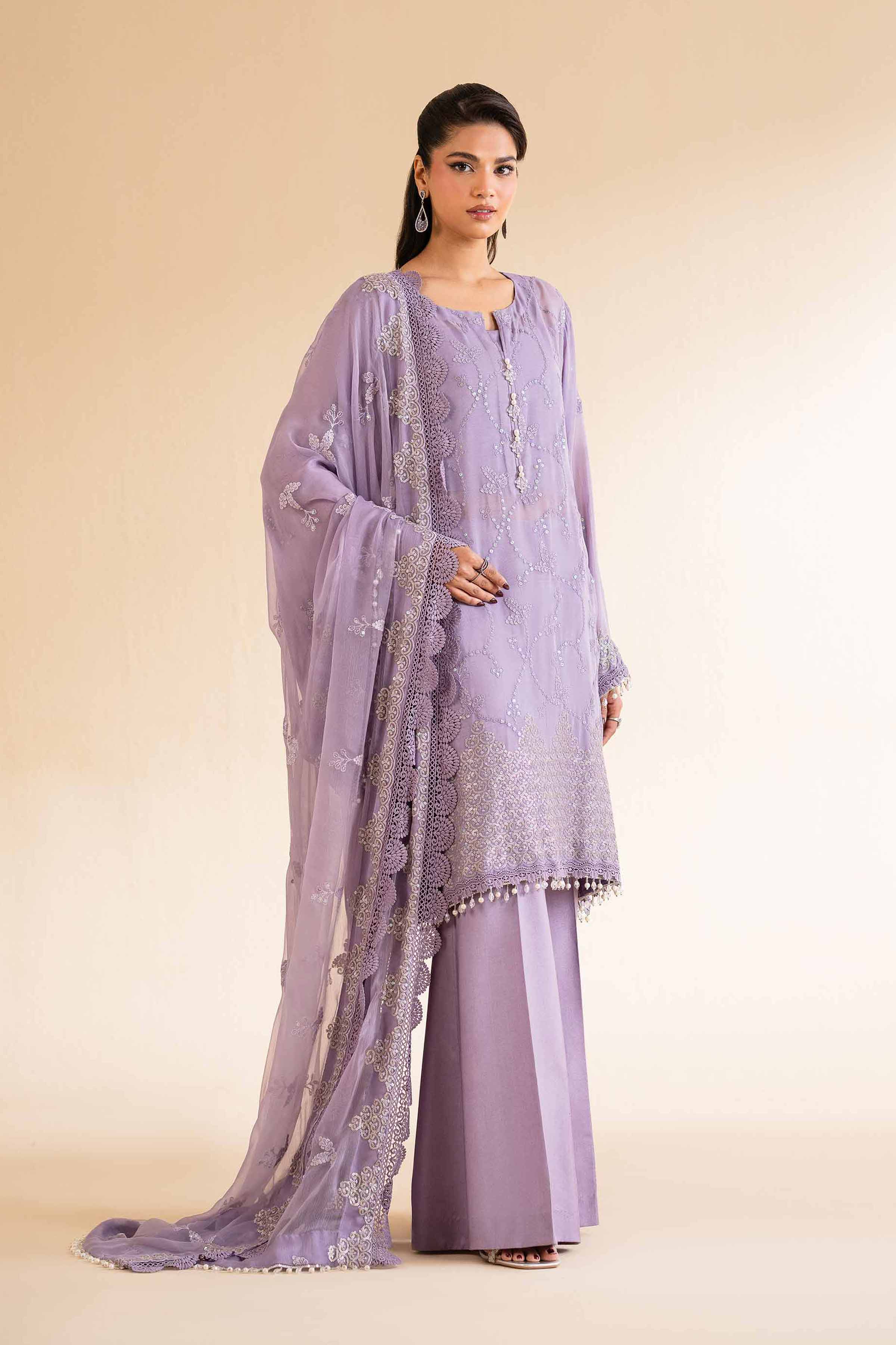 3 Piece - Dyed Embroidered Suit - 42501512 for Women - Unstitched Collection | Nishat | Shop Online