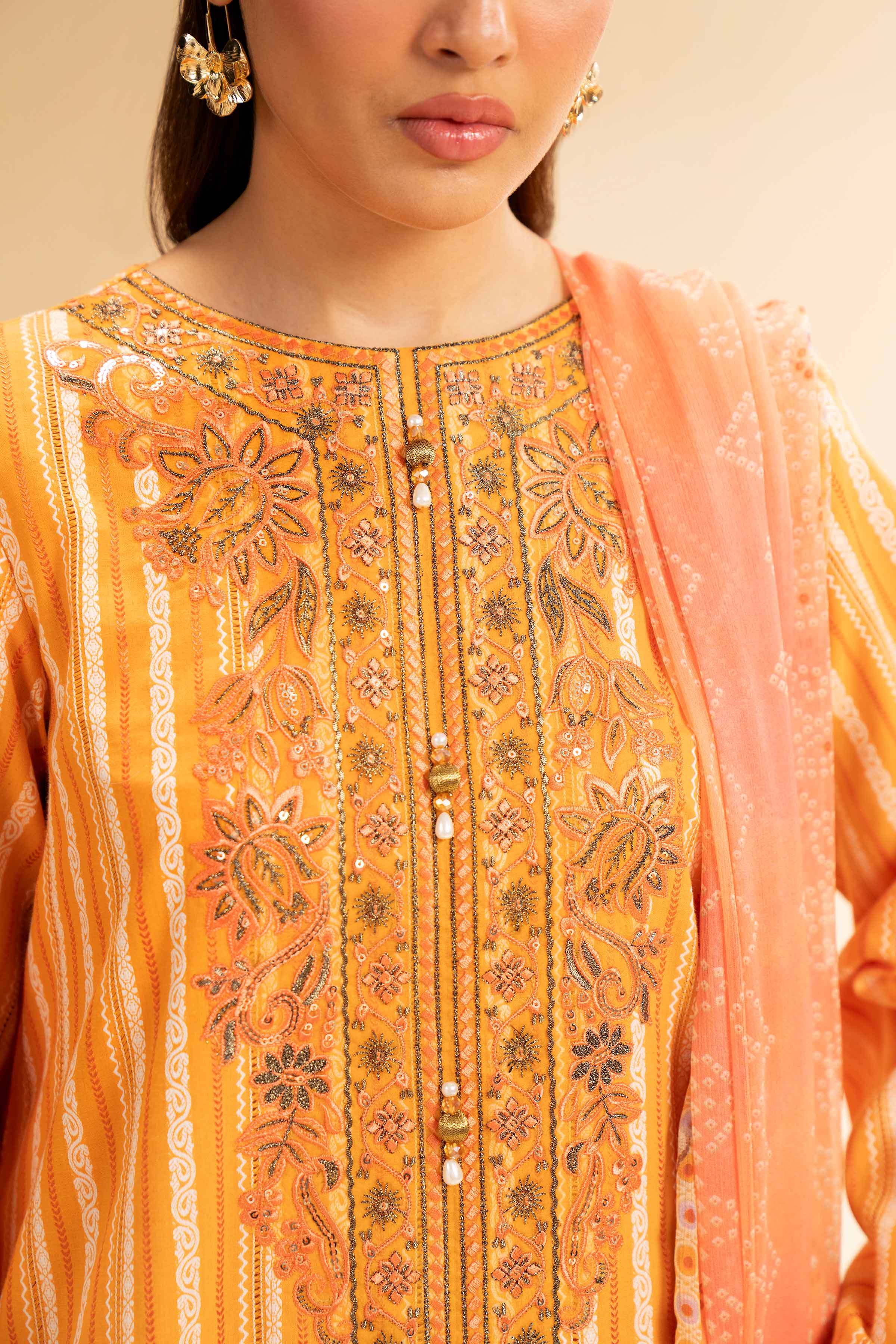 2 Piece - Digital Printed Suit - 42501515 for Women - Unstitched Collection | Nishat | Shop Online