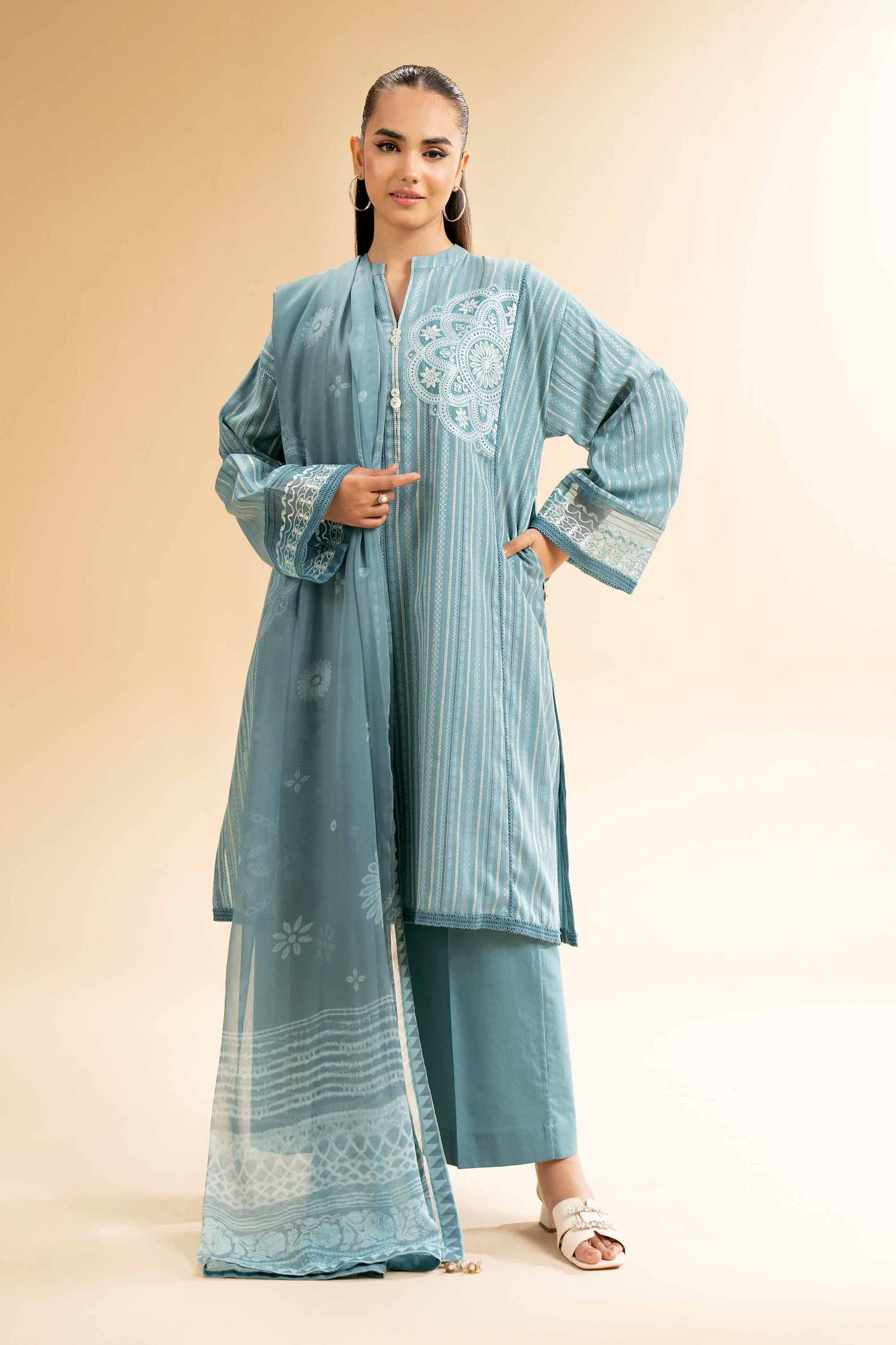 2 Piece - Digital Printed Suit - 42501517 for Women - Unstitched Collection | Nishat | Shop Online
