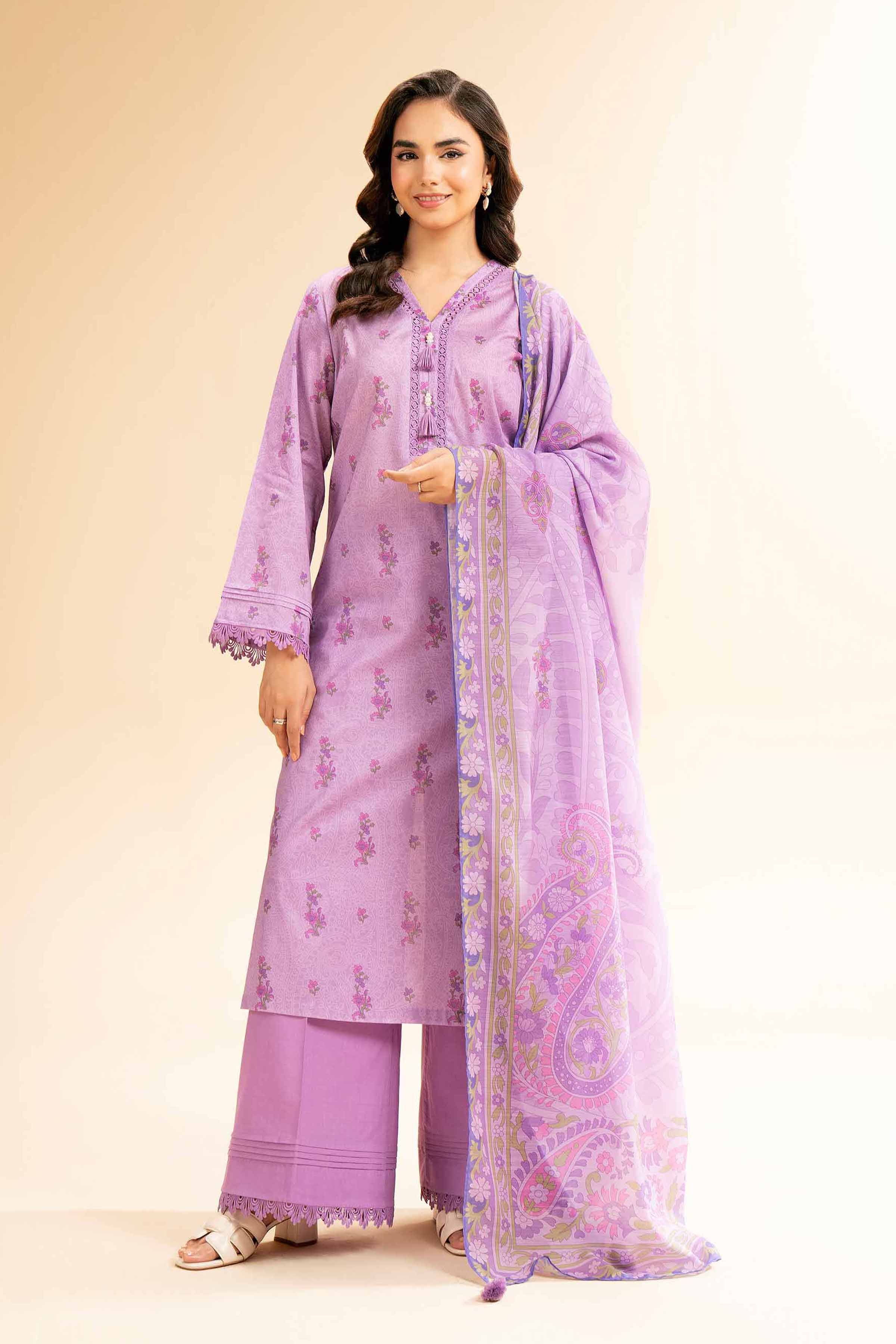 2 Piece - Digital Printed Suit - 42501519 for Women - Unstitched Collection | Nishat | Shop Online