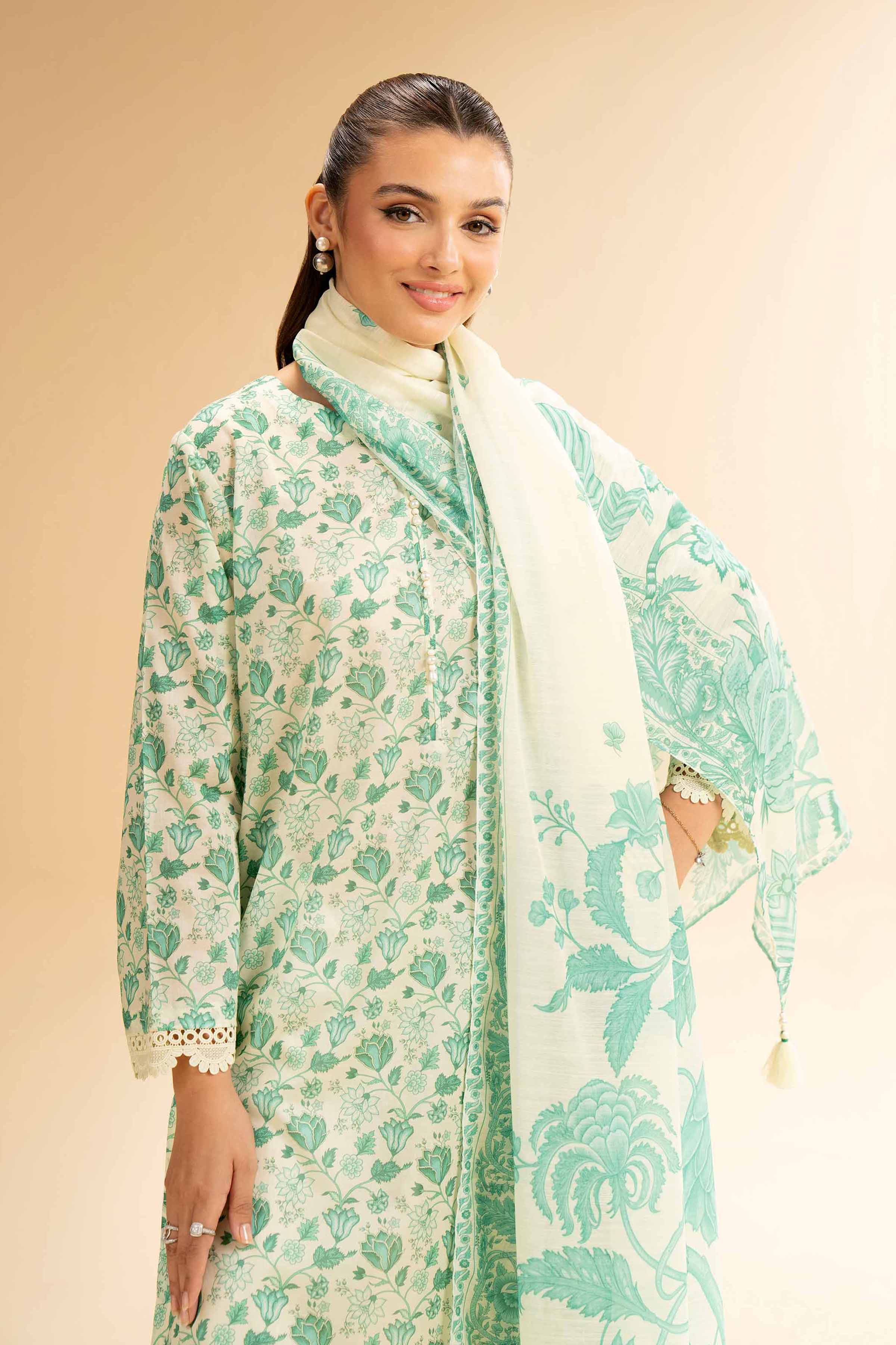 2 Piece - Digital Printed Suit - 42501520 for Women - Unstitched Collection | Nishat | Shop Online