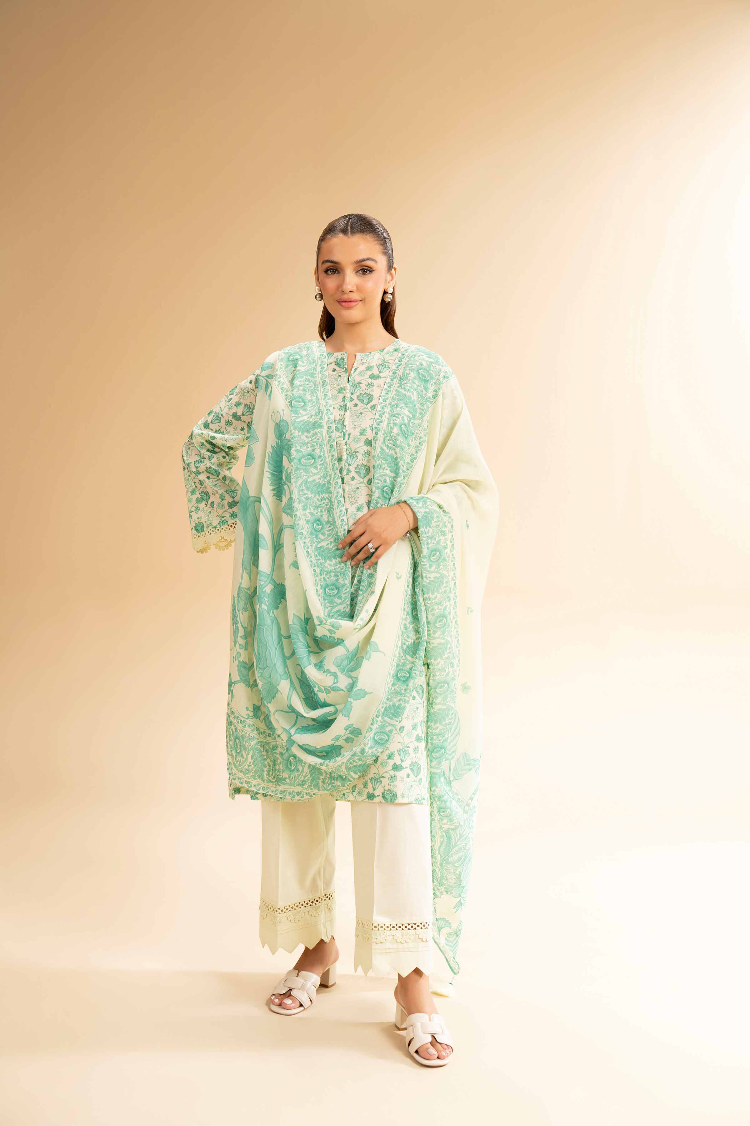 2 Piece - Digital Printed Suit - 42501520 for Women - Unstitched Collection | Nishat | Shop Online
