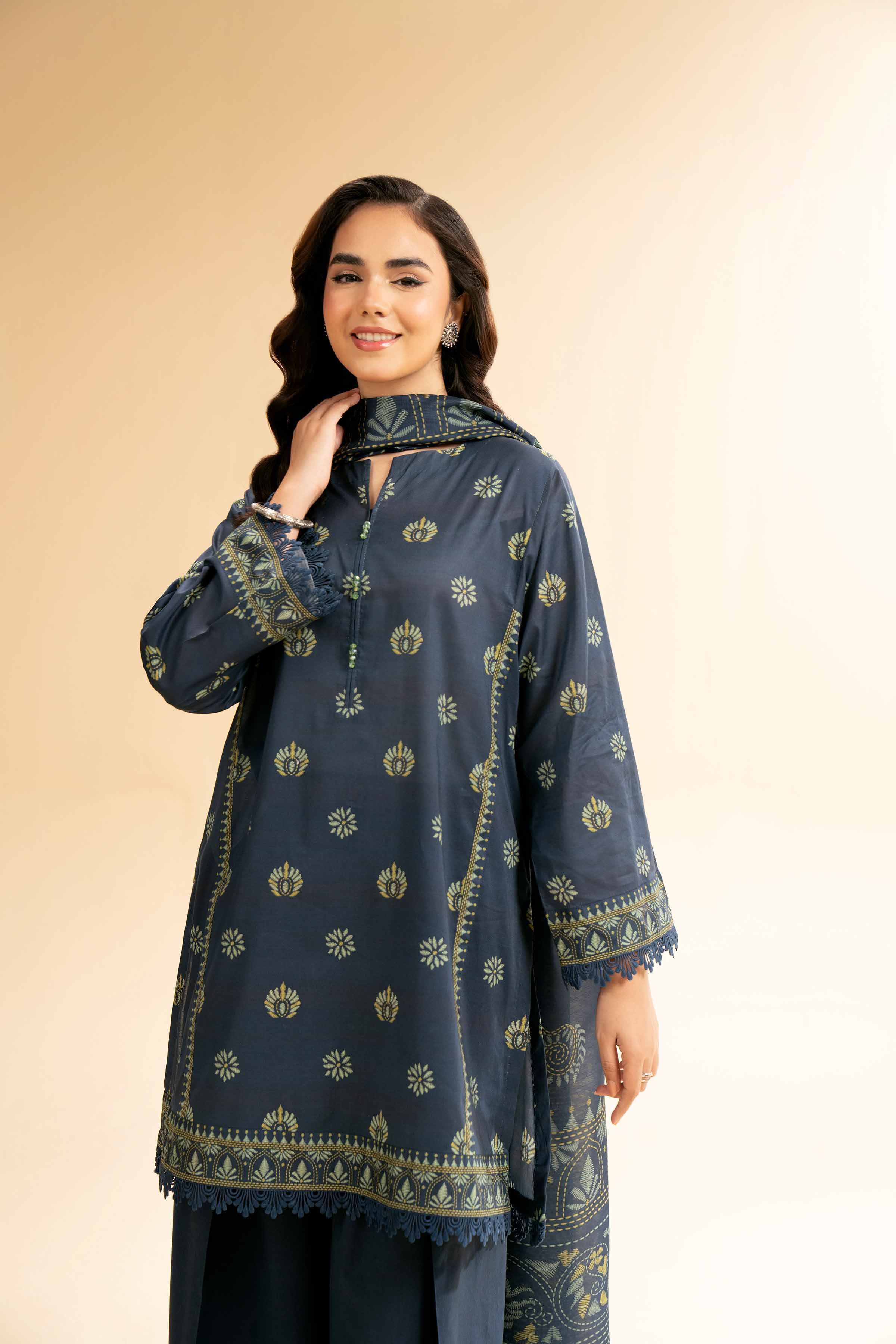 2 Piece - Digital Printed Suit - 42501521 for Women - Unstitched Collection | Nishat | Shop Online