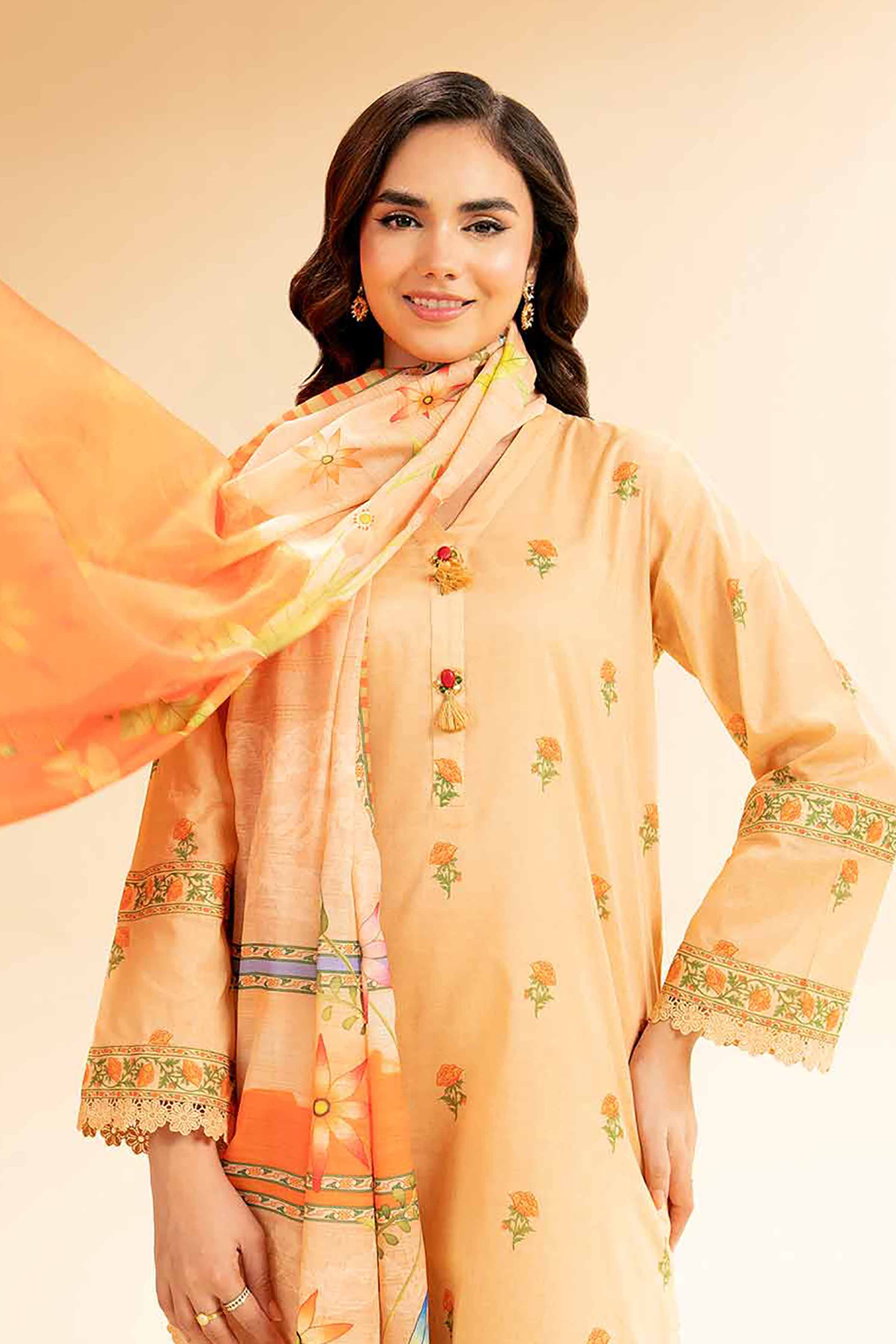 2 Piece - Digital Printed Suit - 42501523 for Women - Unstitched Collection | Nishat | Shop Online