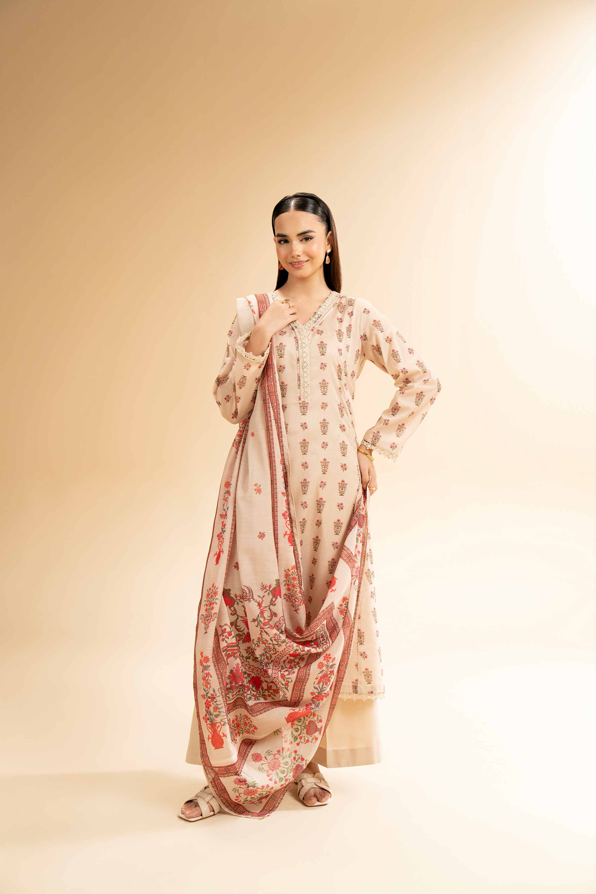 2 Piece - Digital Printed Suit - 42501526 for Women - Unstitched Collection | Nishat | Shop Online
