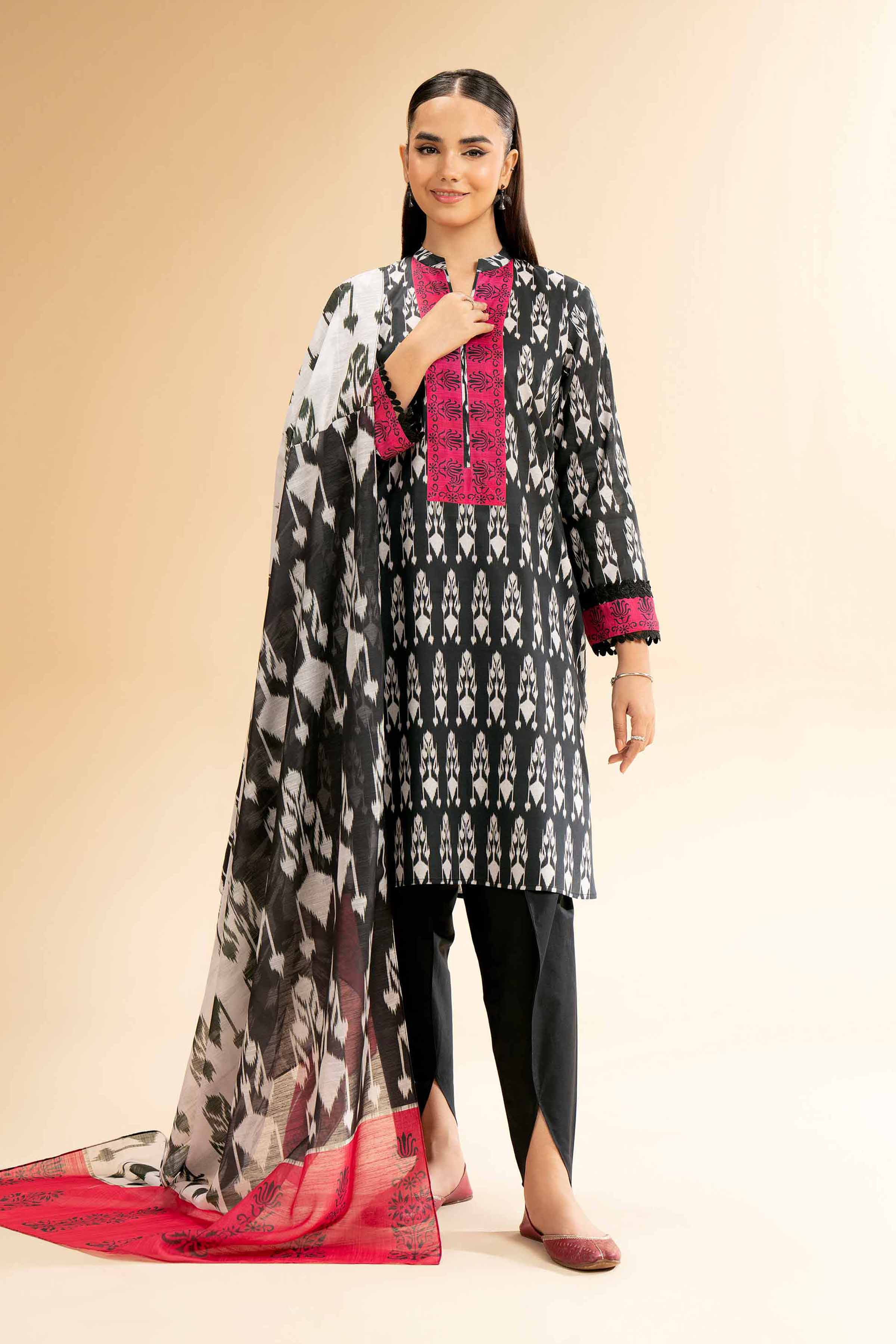 2 Piece - Digital Printed Suit - 42501527 for Women - Unstitched Collection | Nishat | Shop Online
