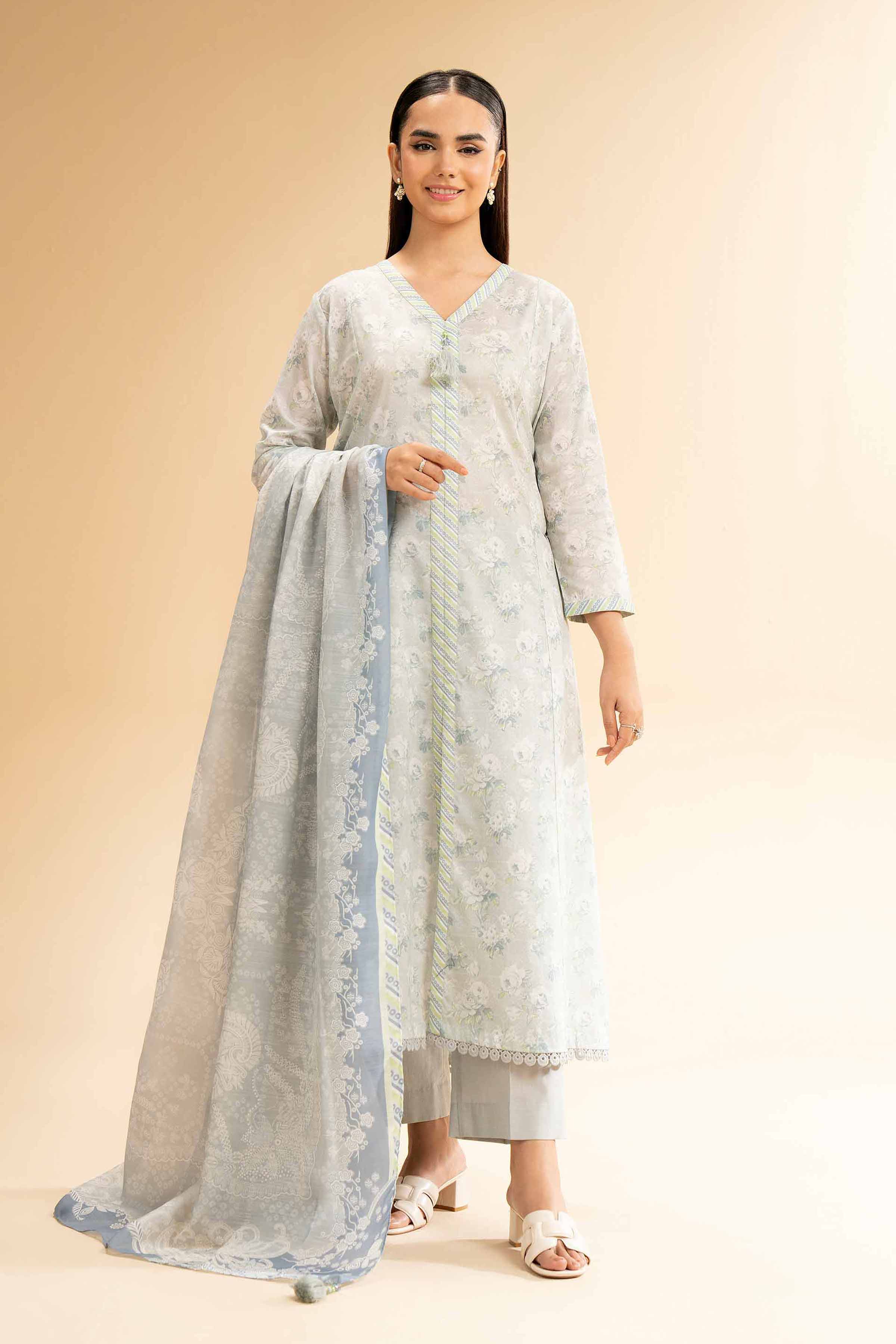 2 Piece - Digital Printed Suit - 42501528 for Women - Unstitched Collection | Nishat | Shop Online