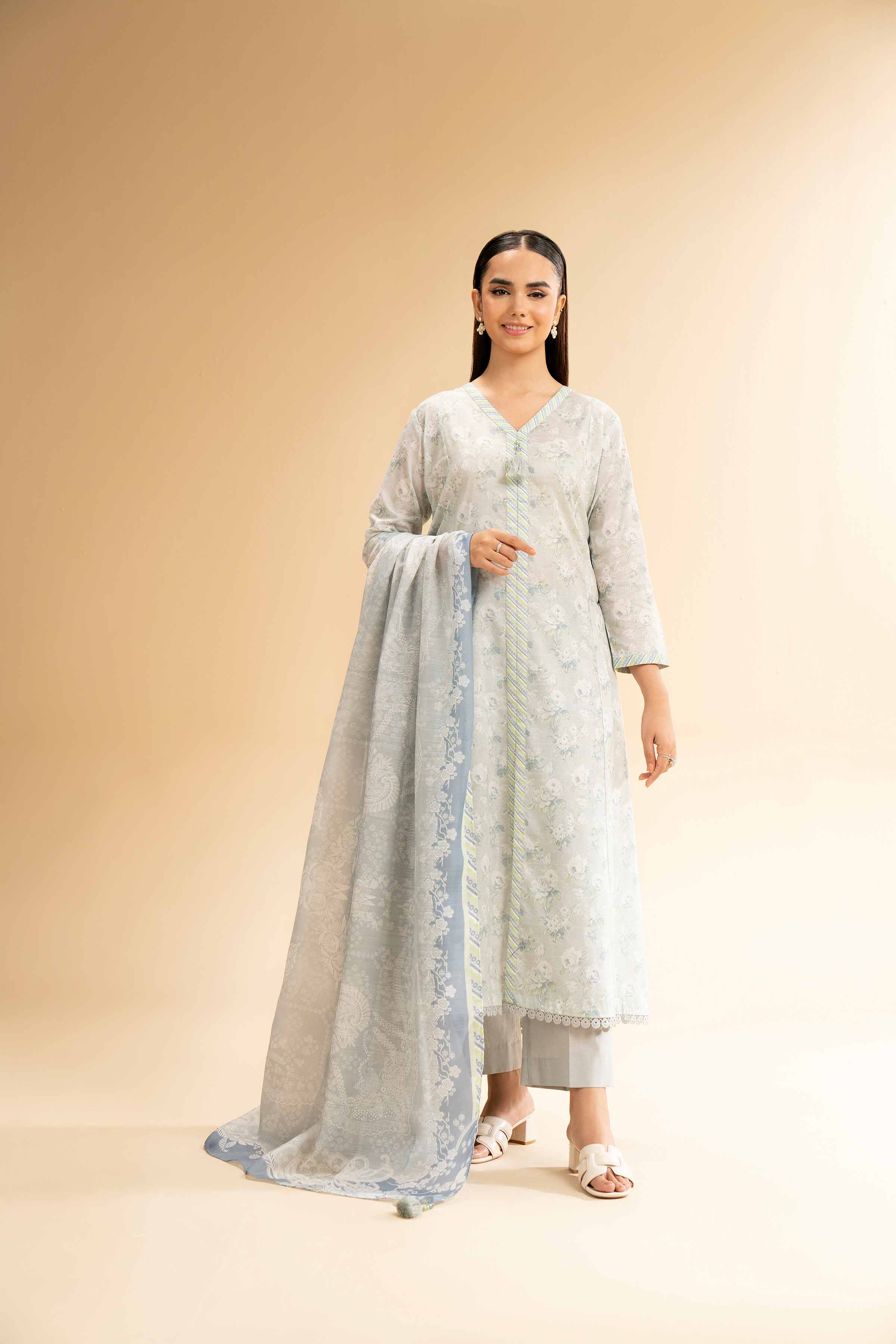 2 Piece - Digital Printed Suit - 42501528 for Women - Unstitched Collection | Nishat | Shop Online