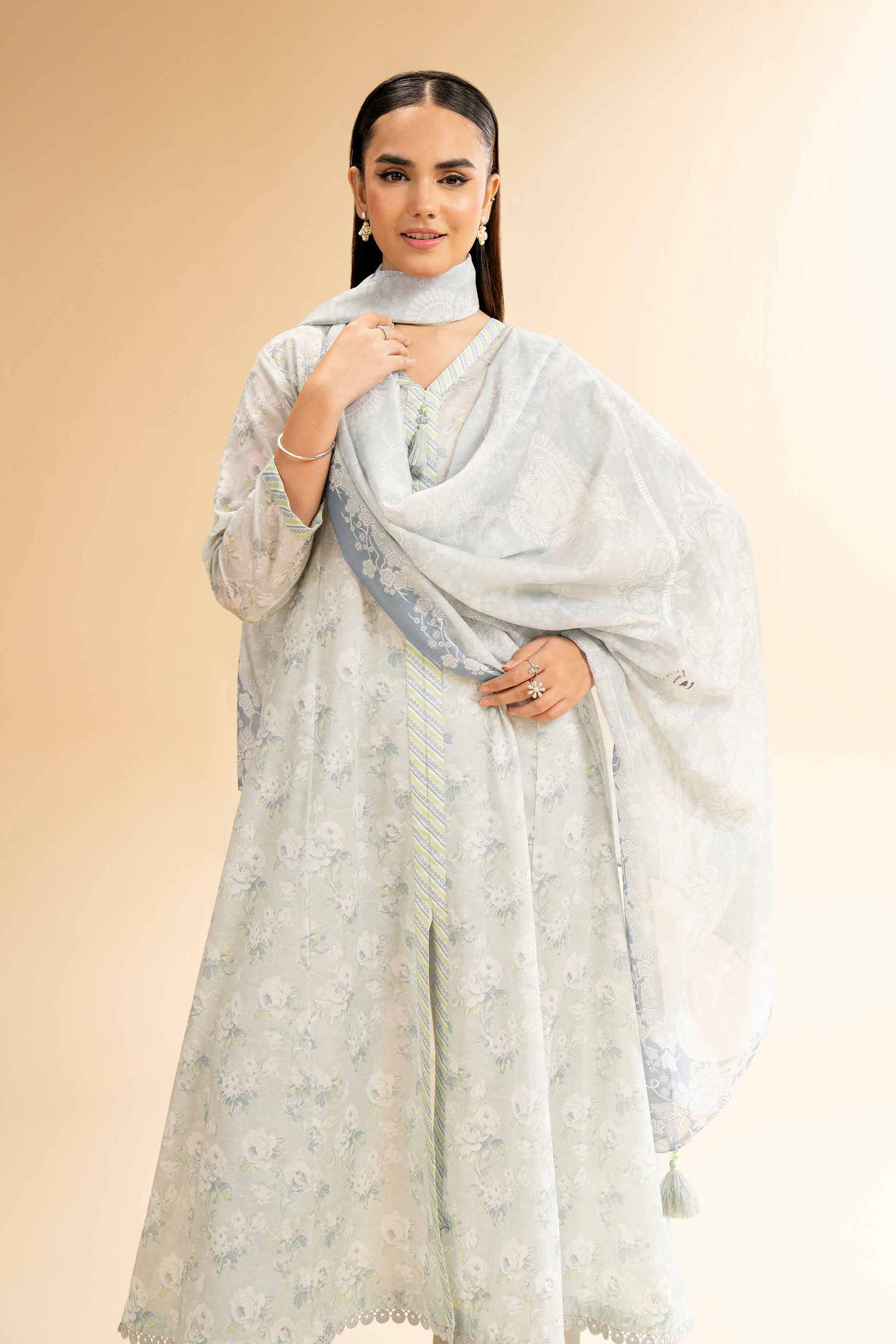 2 Piece - Digital Printed Suit - 42501528 for Women - Unstitched Collection | Nishat | Shop Online