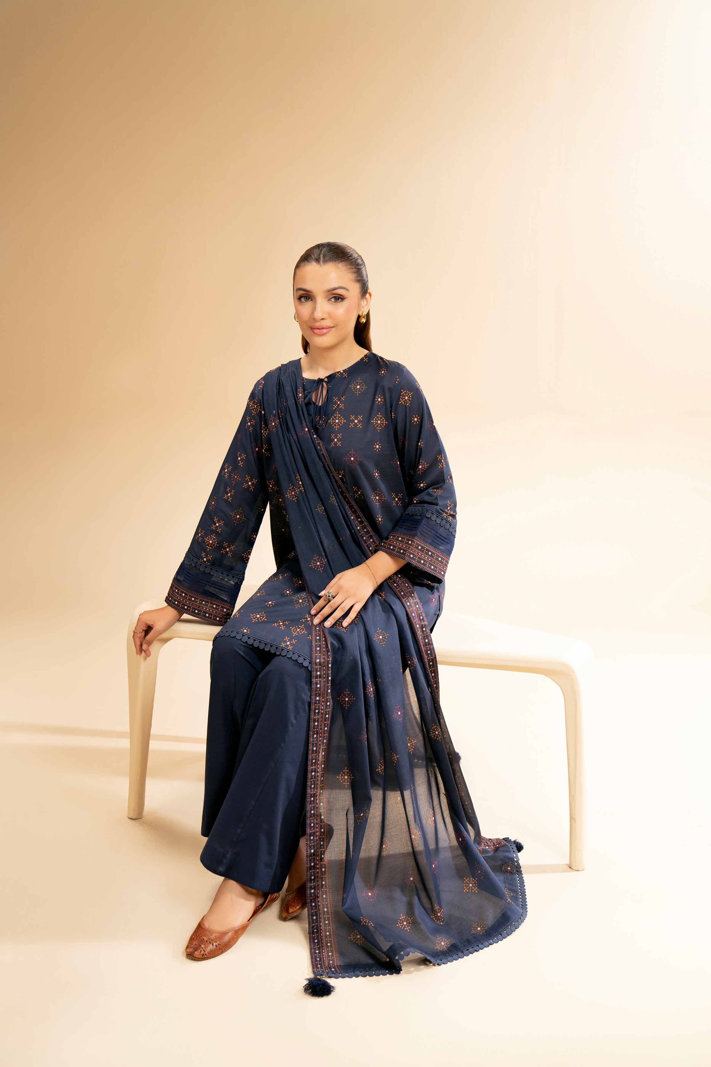 2 Piece - Printed Suit - 42501529 for Women - Unstitched Collection | Nishat | Shop Online