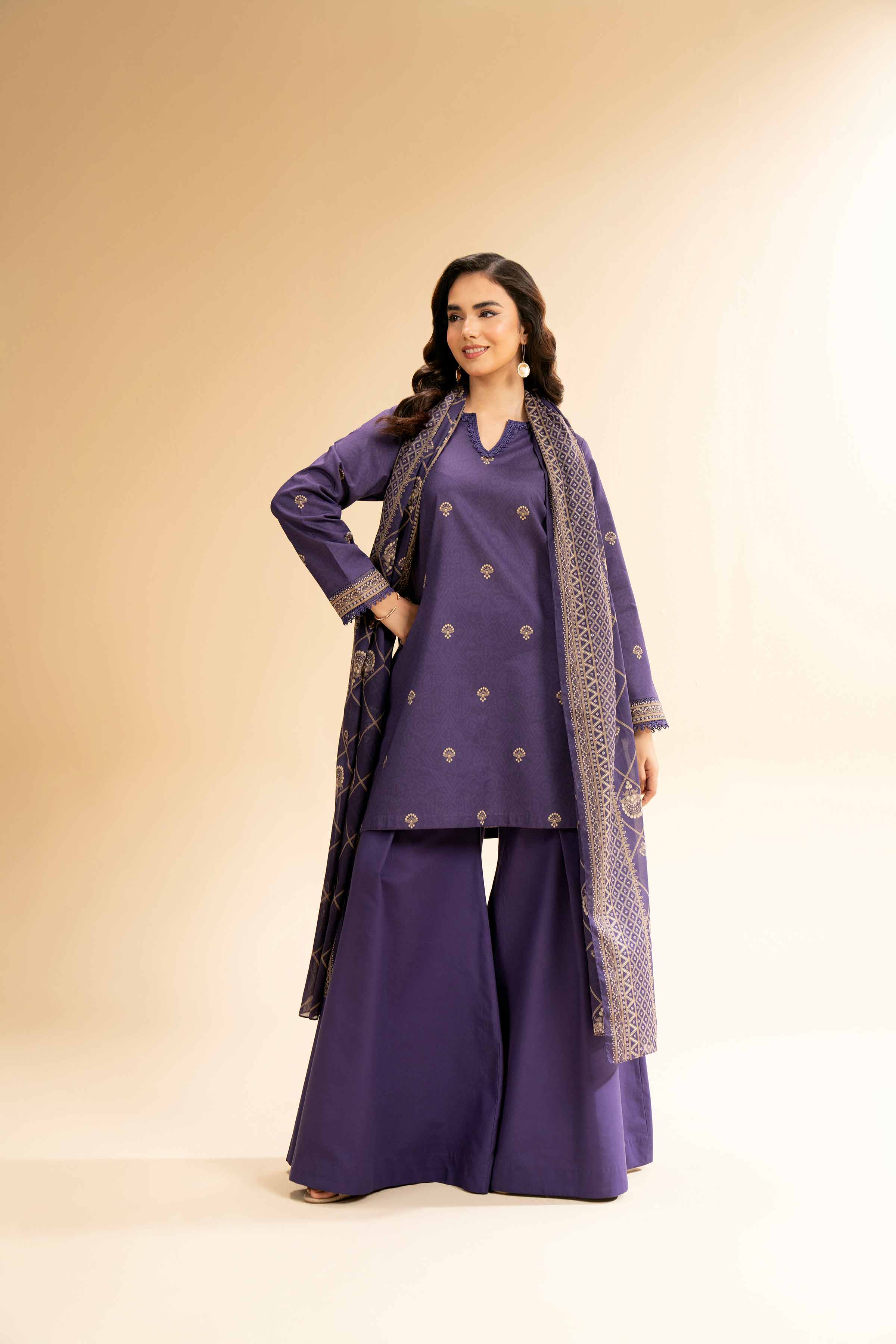 2 Piece - Printed Suit - 42501531 for Women - Unstitched Collection | Nishat | Shop Online
