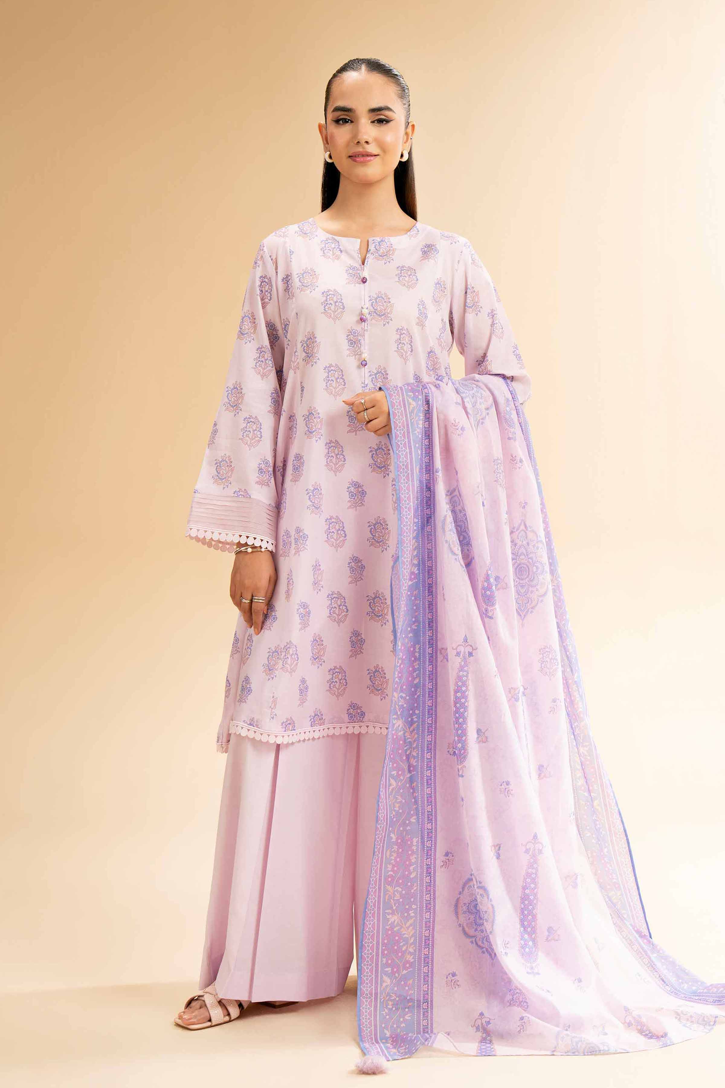 2 Piece - Printed Suit - 42501533 for Women - Unstitched Collection | Nishat | Shop Online