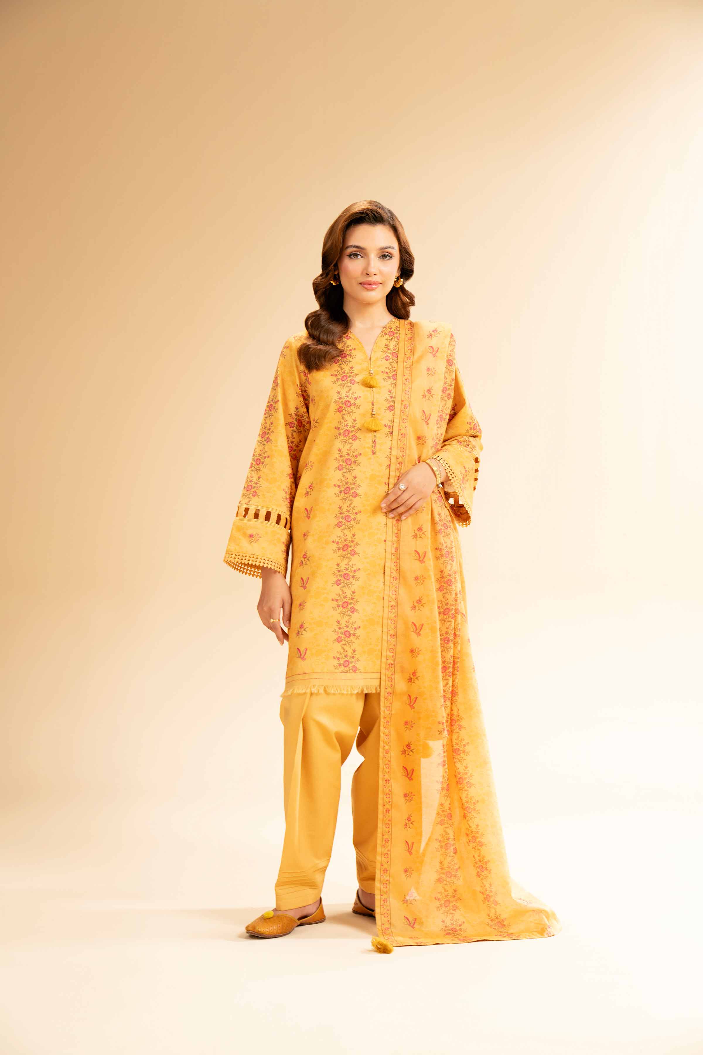2 Piece - Printed Suit - 42501534 for Women - Unstitched Collection | Nishat | Shop Online