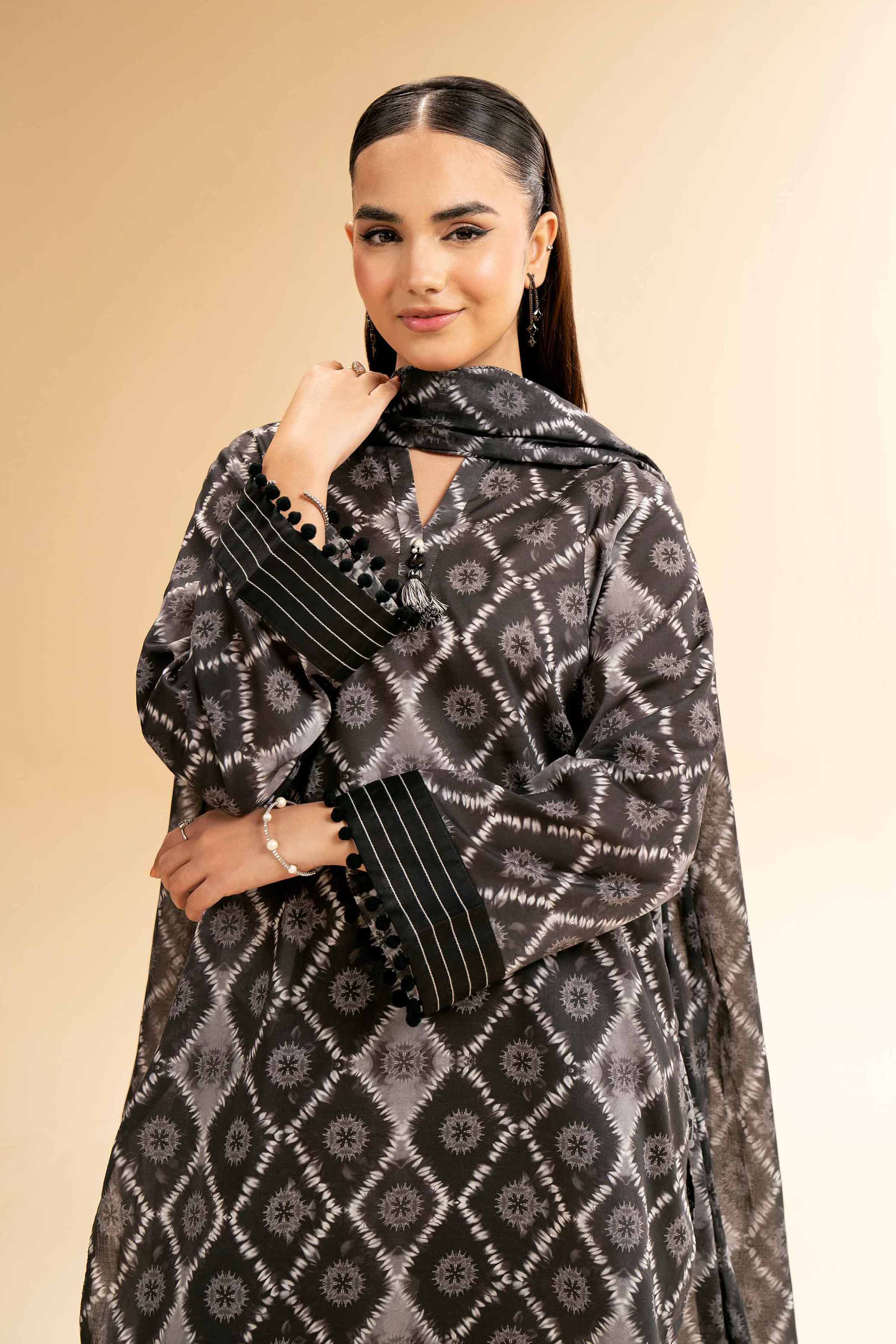 2 Piece - Printed Suit - 42501535 for Women - Unstitched Collection | Nishat | Shop Online