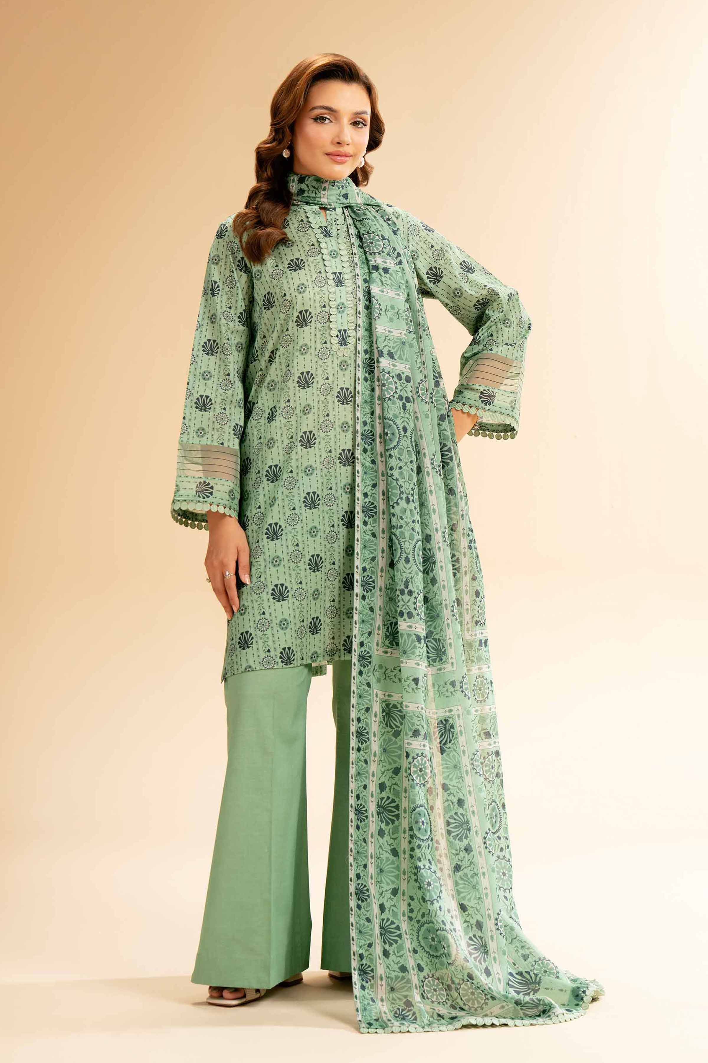 2 Piece - Printed Suit - 42501537 for Women - Unstitched Collection | Nishat | Shop Online