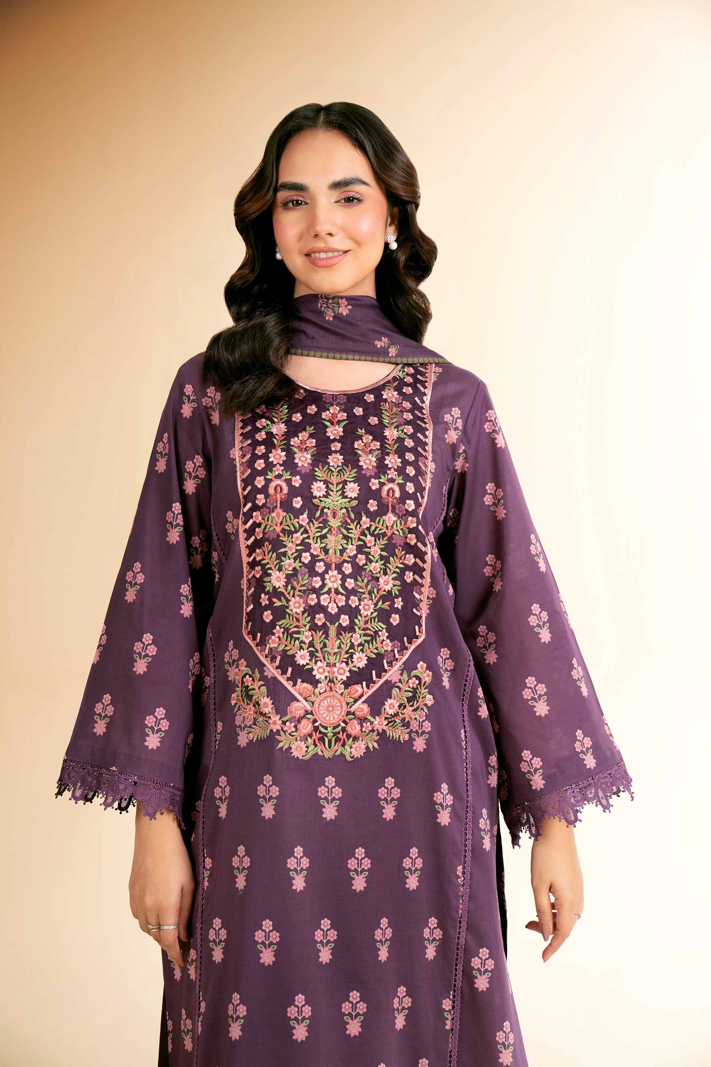 2 Piece - Digital Printed Suit - 42501539 for Women - Unstitched Collection | Nishat | Shop Online