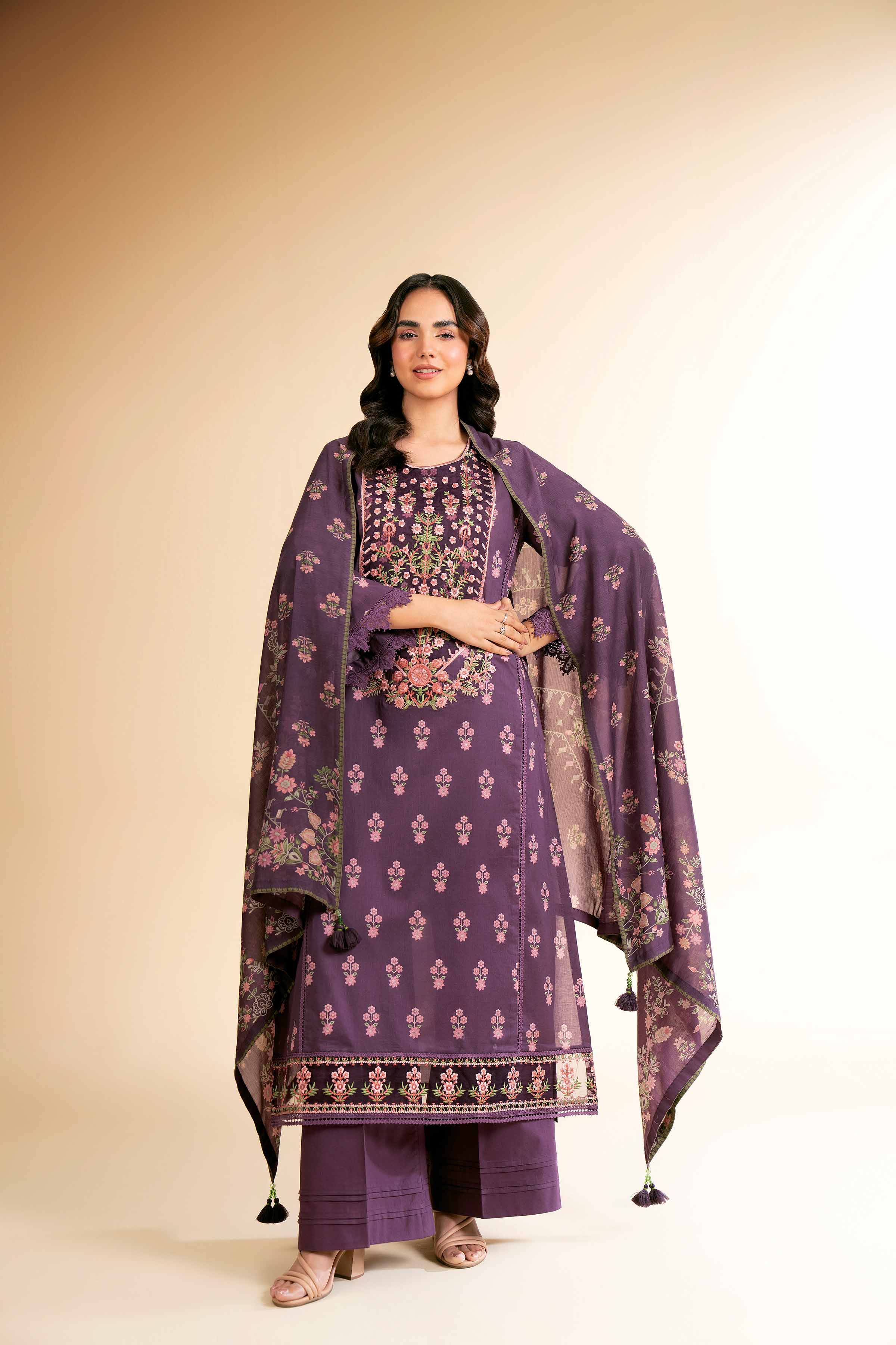2 Piece - Digital Printed Suit - 42501539 for Women - Unstitched Collection | Nishat | Shop Online