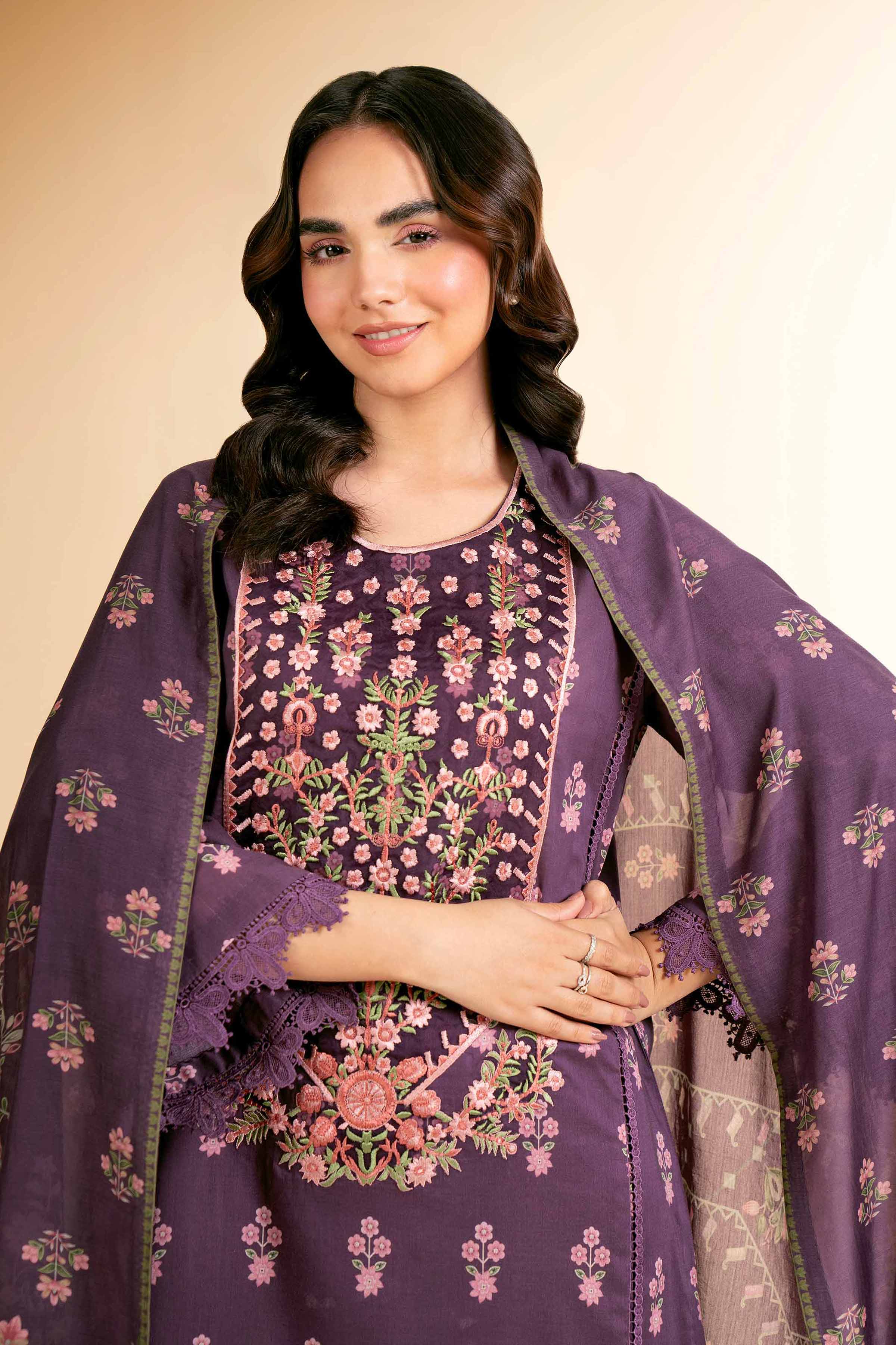 2 Piece - Digital Printed Suit - 42501539 for Women - Unstitched Collection | Nishat | Shop Online