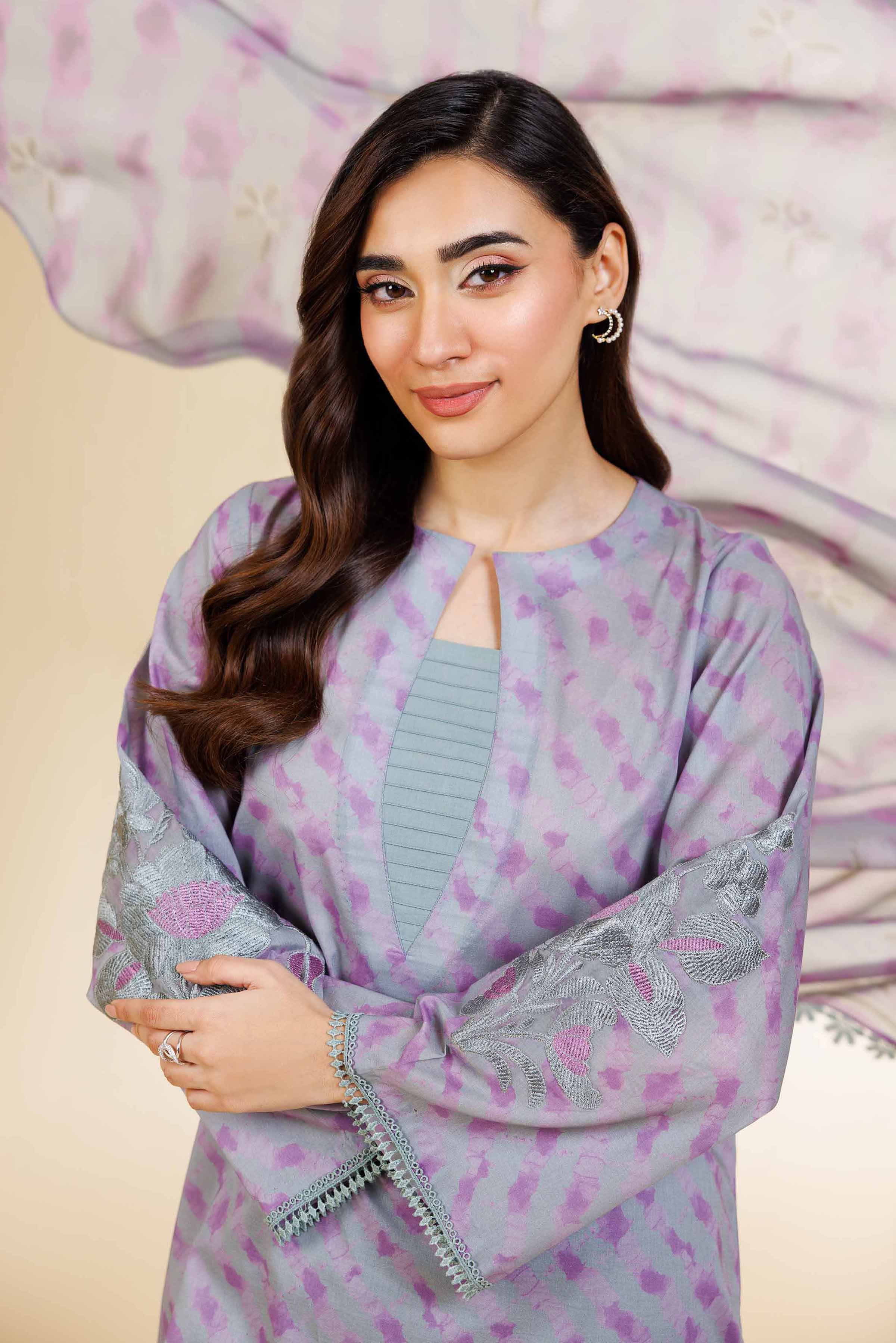 2 Piece - Digital Printed Suit - 42501541 for Women - Unstitched Collection | Nishat | Shop Online