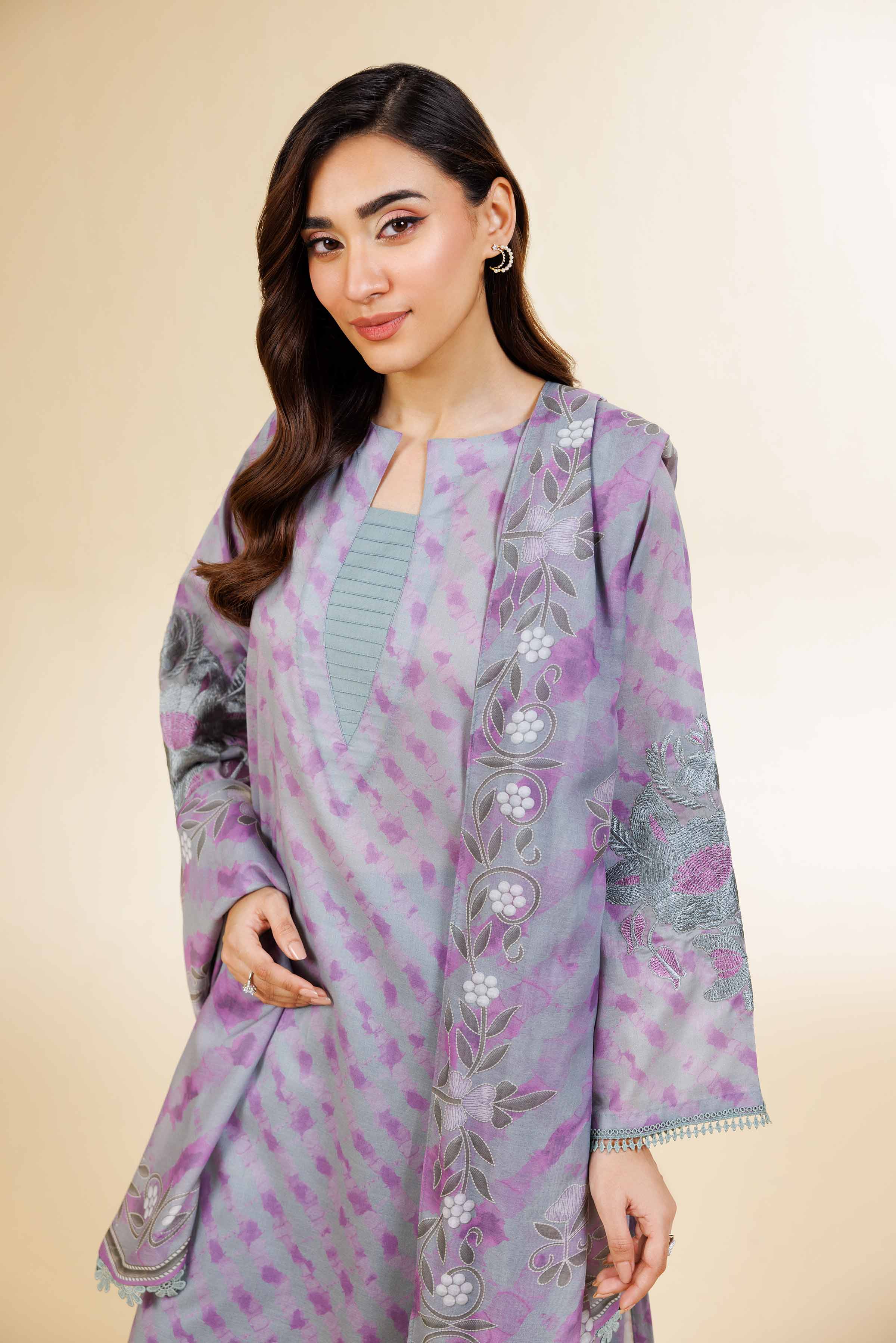 2 Piece - Digital Printed Suit - 42501541 for Women - Unstitched Collection | Nishat | Shop Online
