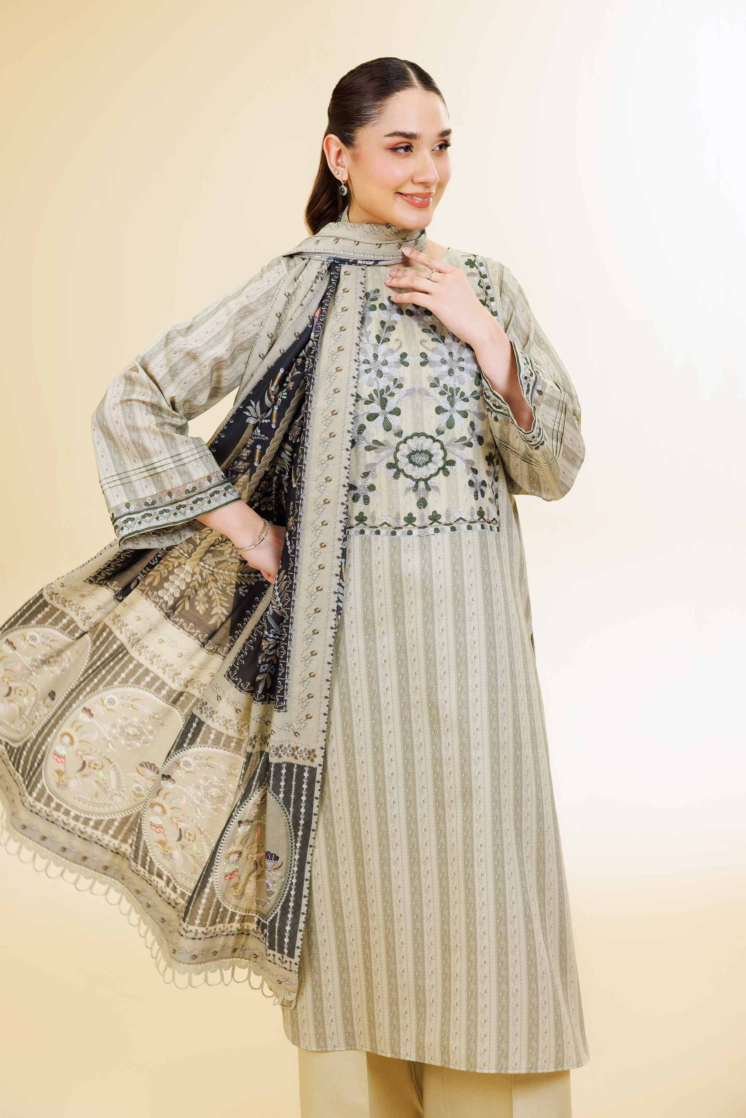 2 Piece - Digital Printed Suit - 42501542 for Women - Unstitched Collection | Nishat | Shop Online