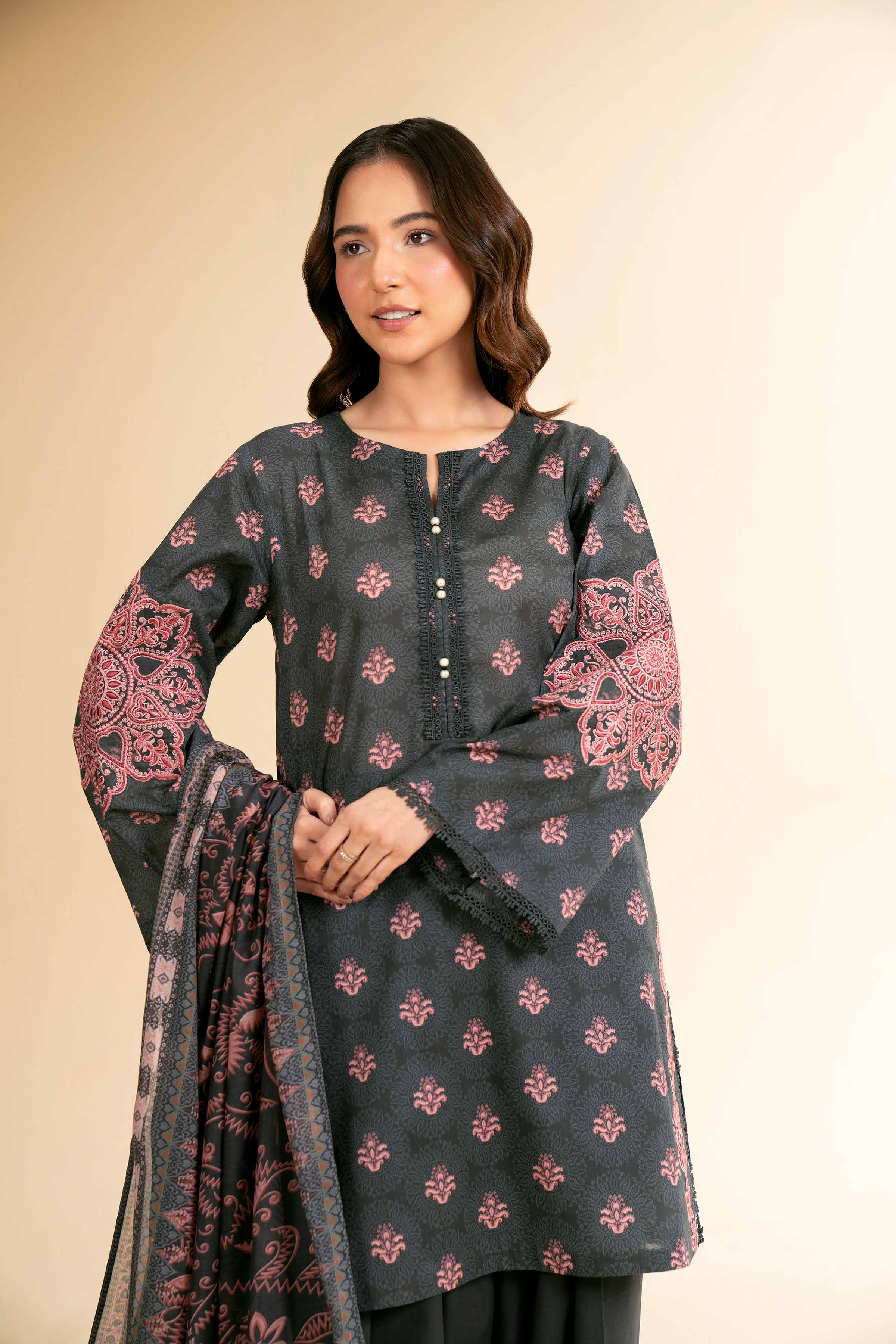 2 Piece - Digital Printed Suit - 42501545 for Women - Unstitched Collection | Nishat | Shop Online