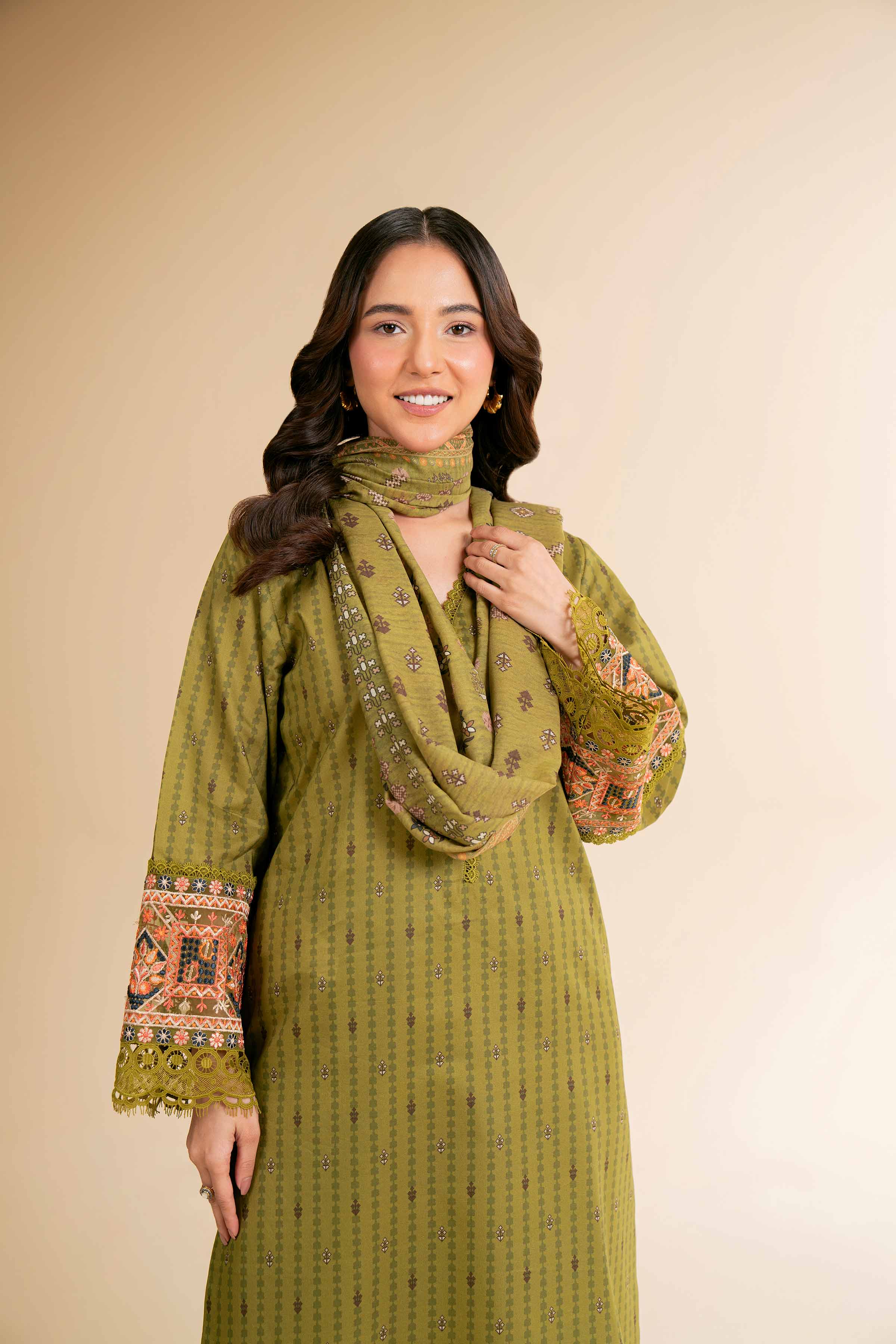 2 Piece - Digital Printed Suit - 42501546 for Women - Unstitched Collection | Nishat | Shop Online