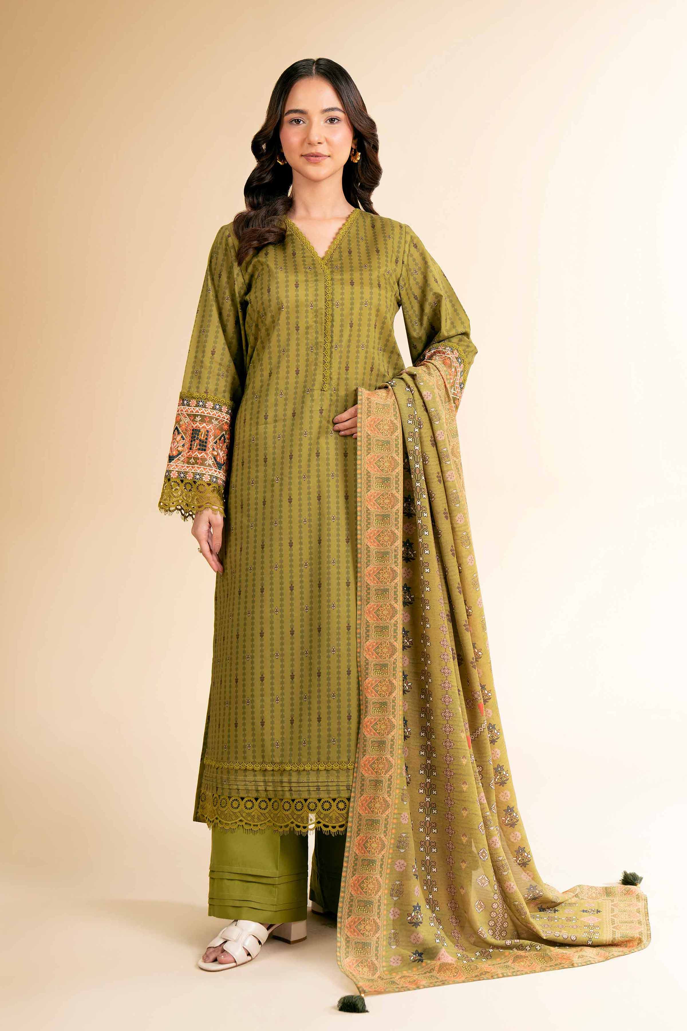 2 Piece - Digital Printed Suit - 42501546 for Women - Unstitched Collection | Nishat | Shop Online