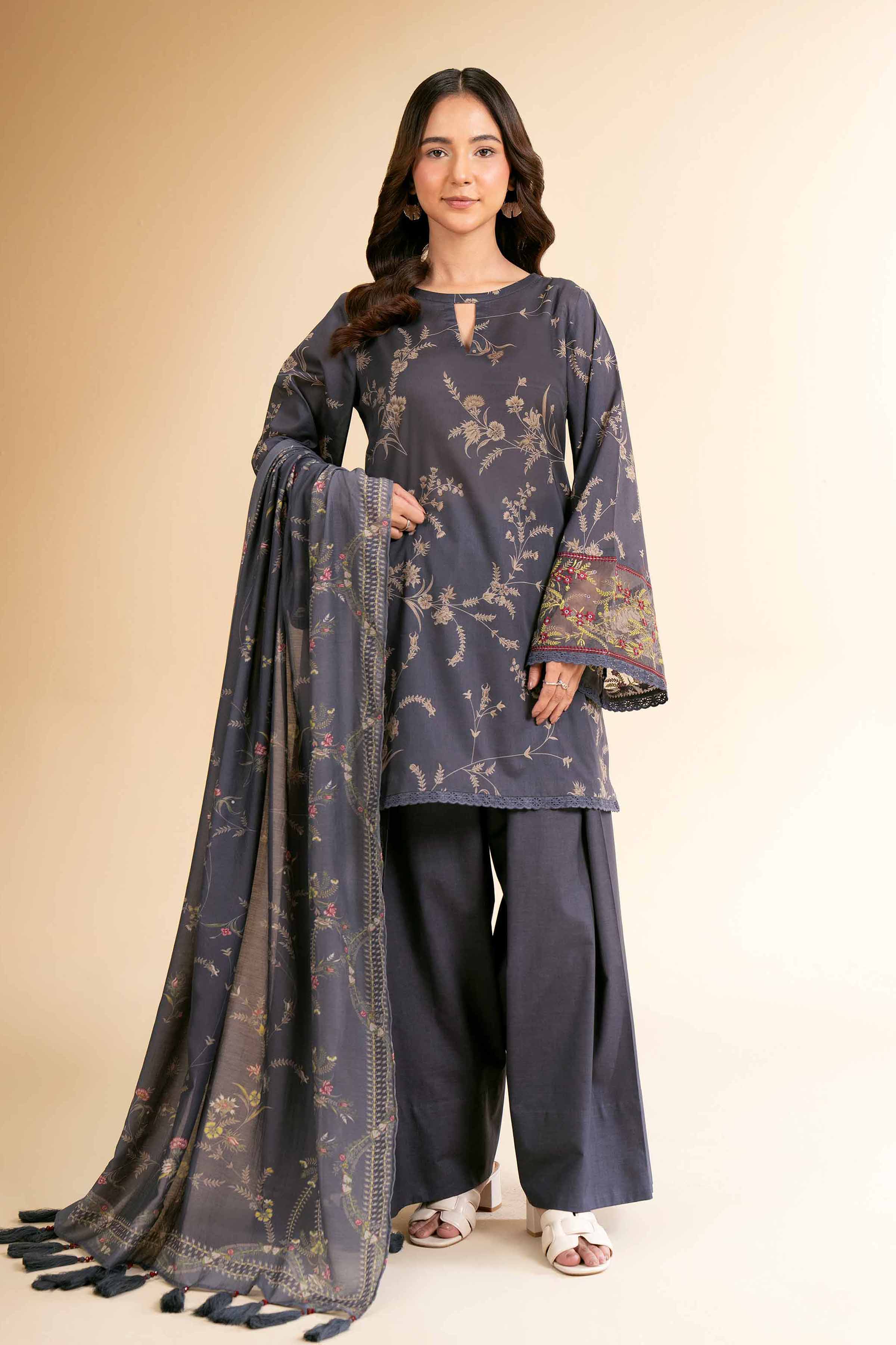 2 Piece - Digital Printed Suit - 42501548 for Women - Unstitched Collection | Nishat | Shop Online