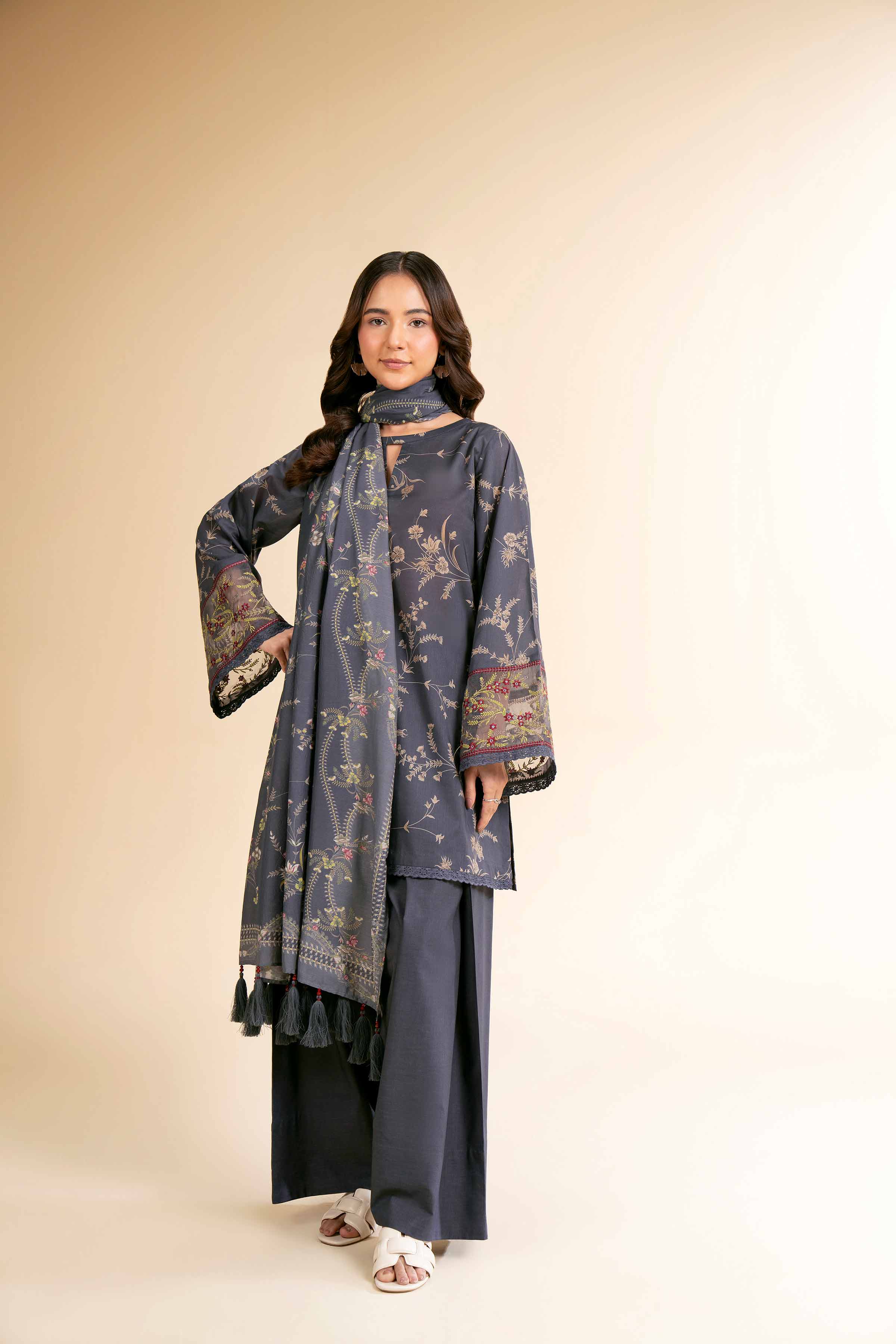 2 Piece - Digital Printed Suit - 42501548 for Women - Unstitched Collection | Nishat | Shop Online