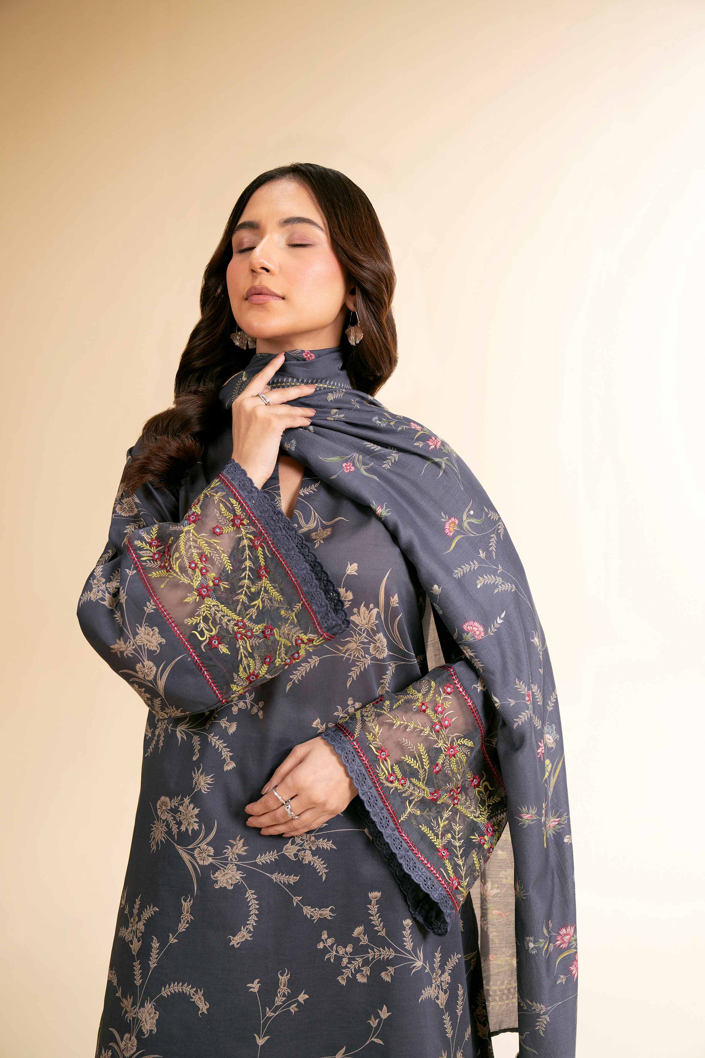 2 Piece - Digital Printed Suit - 42501548 for Women - Unstitched Collection | Nishat | Shop Online
