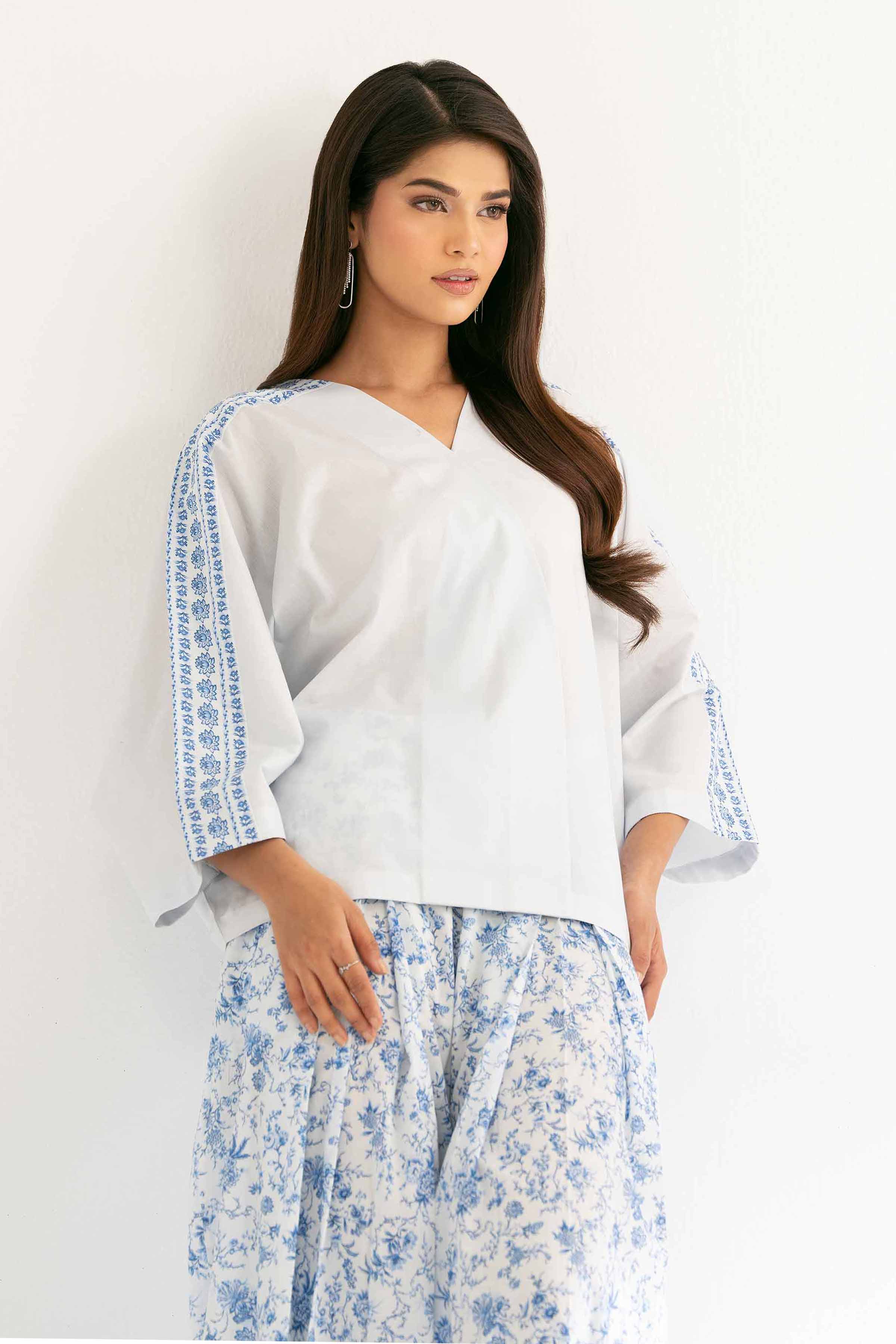 2 Piece - Printed Suit - 42501549 for Women - Unstitched Collection | Nishat | Shop Online