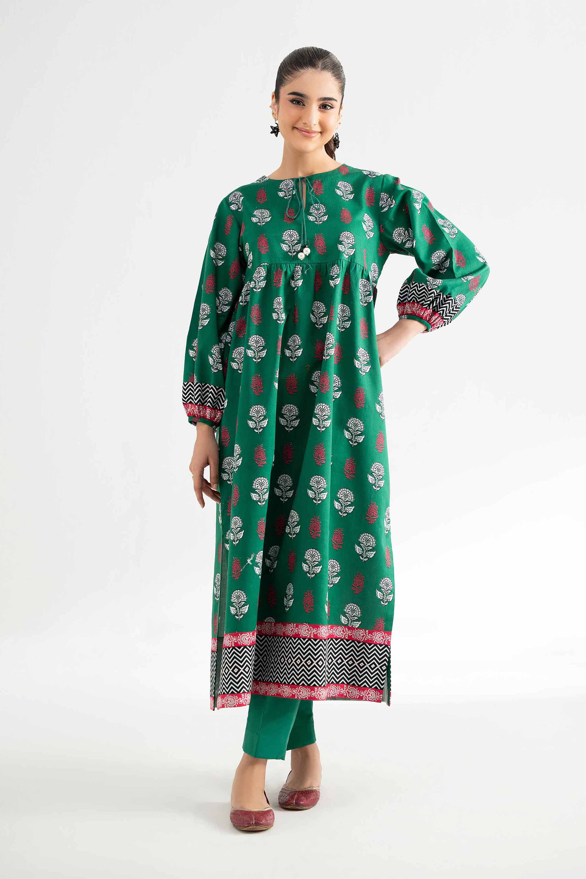 2 Piece - Printed Suit - 42501556 for Women - Unstitched Collection | Nishat | Shop Online