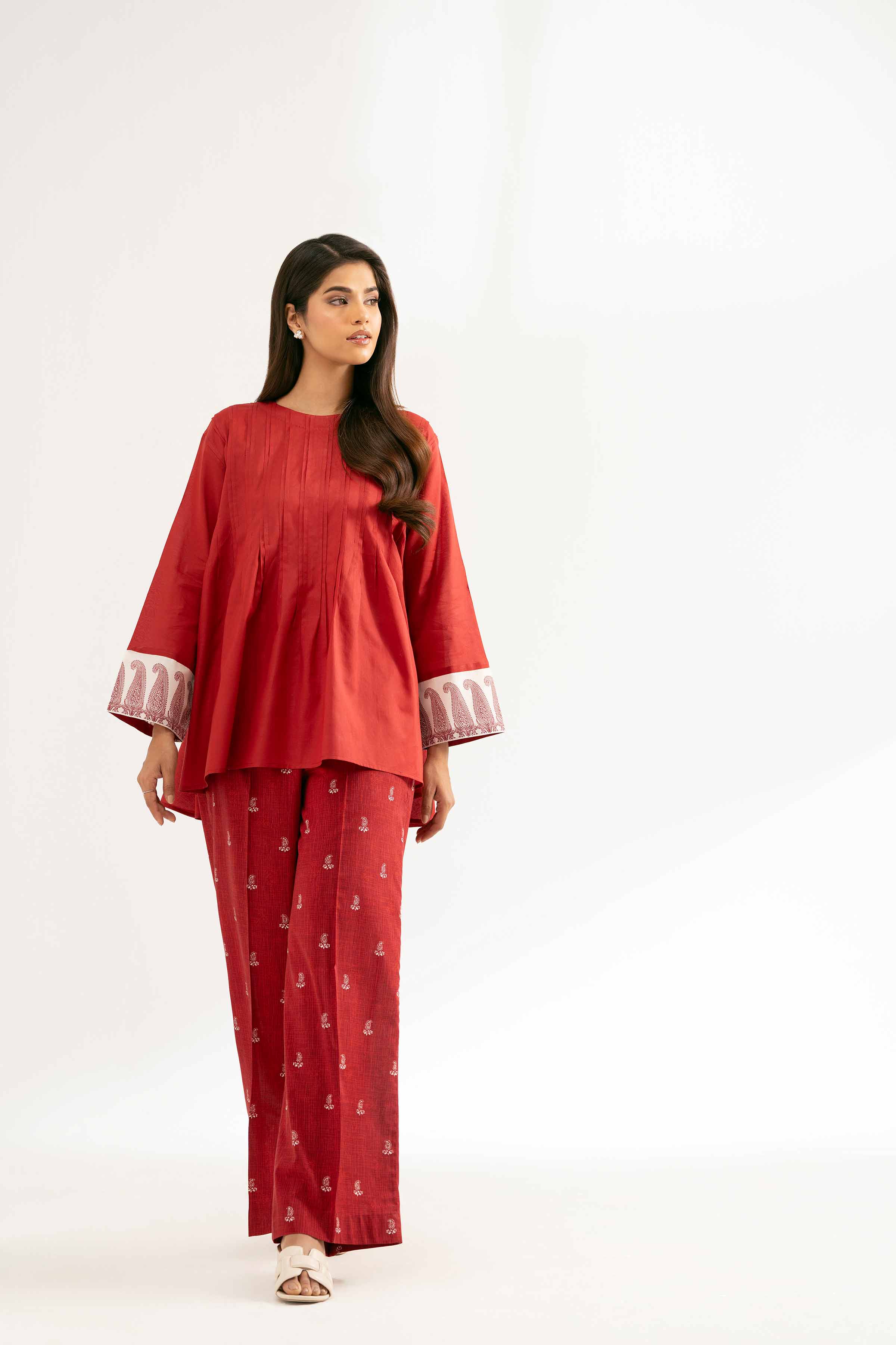 2 Piece - Printed Suit - 42501558 for Women - Unstitched Collection | Nishat | Shop Online